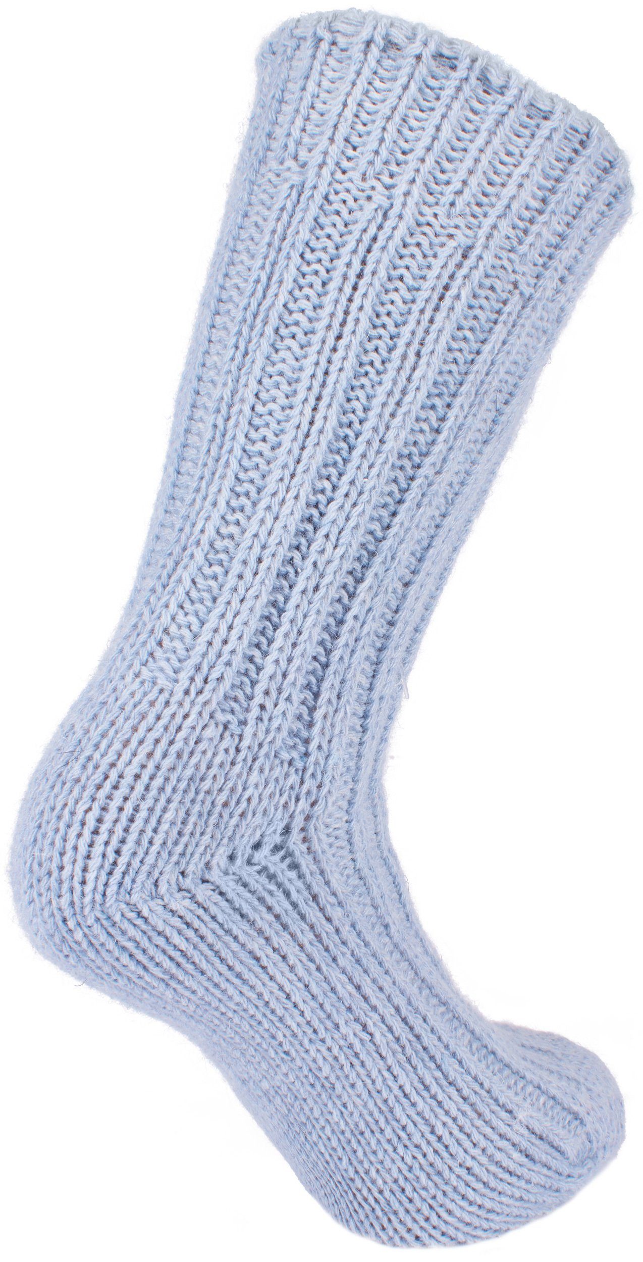 BRUBAKER Kuschelsocken warme dicke Alpaka Socken (Set, 4-Paar, mit Alpakawolle) Wintersocken für Damen und Herren – Bild 5 von 5