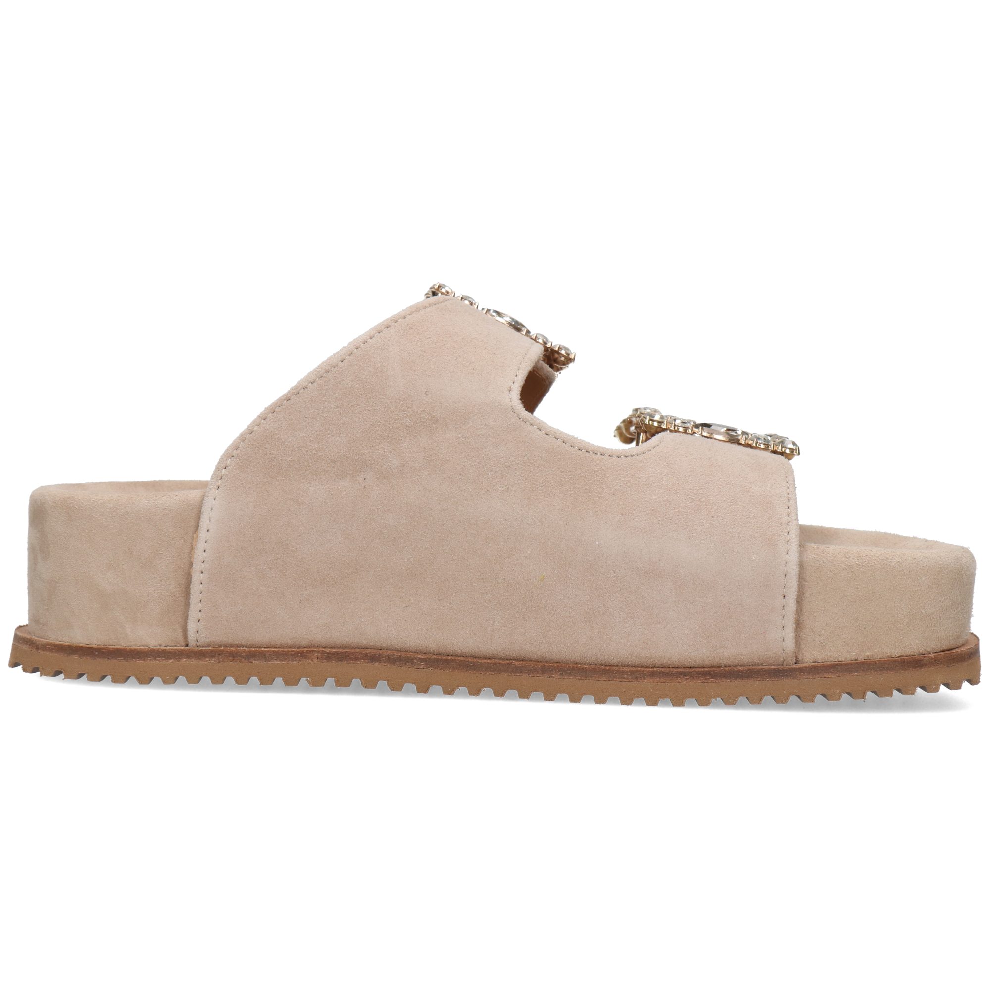 Melvin & Hamilton Eve 3 Leder-Pantoletten für Damen Pantolette Plateausohlen, Echtes Leder