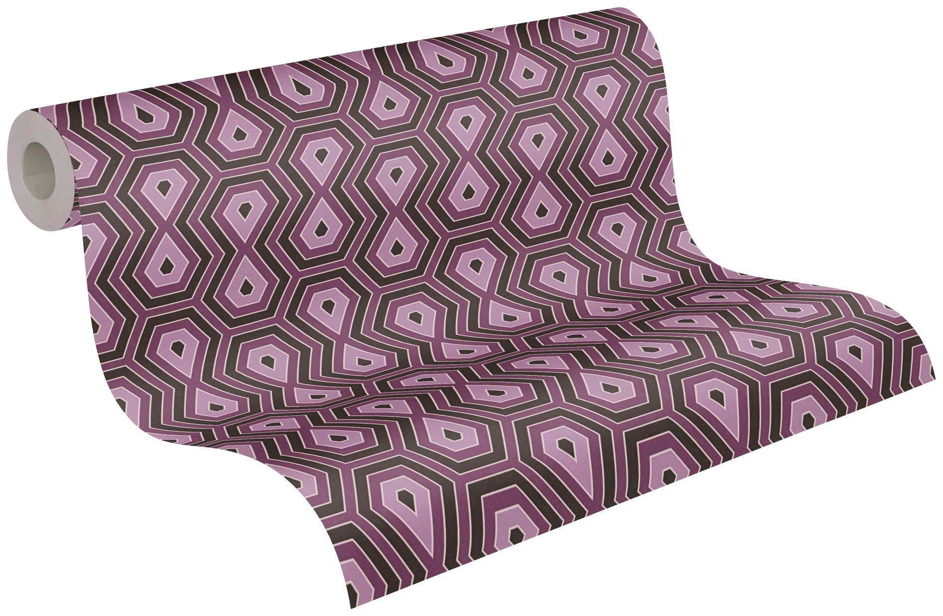 Architects Paper Vliestapete Jungle Chic, glatt, grafisch, Retro, geometrisch, Geometrische Tapete Retro Vintage Tapeten Wohnzimmer Schlafzimmer Flur