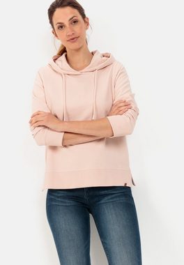 camel active Hoodie aus reiner Baumwolle