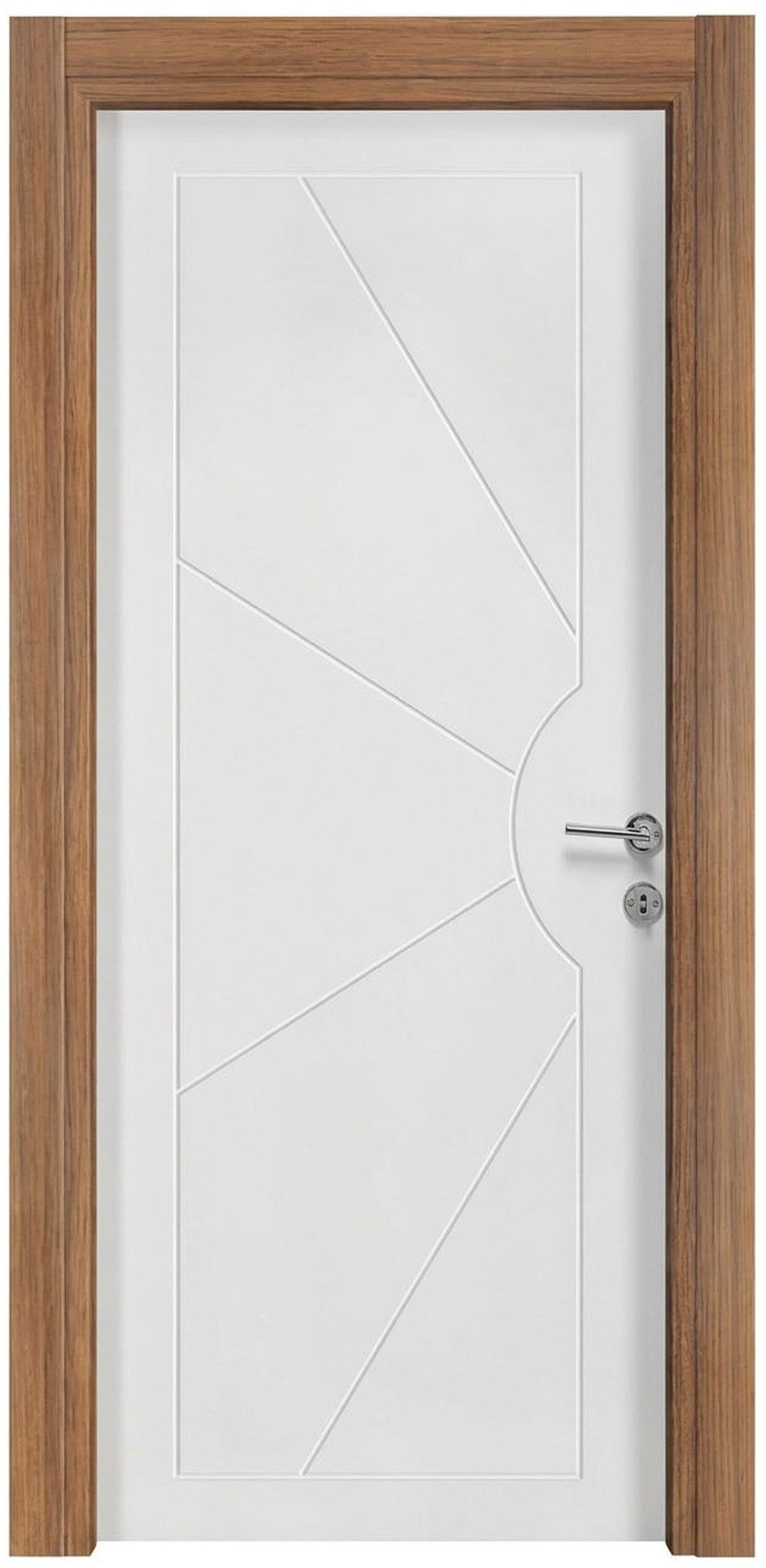Xlmoebel Zimmertür Moderne weiße MDF-Zimmertür in Premiumqualität, Einzeltür, Made in Europa