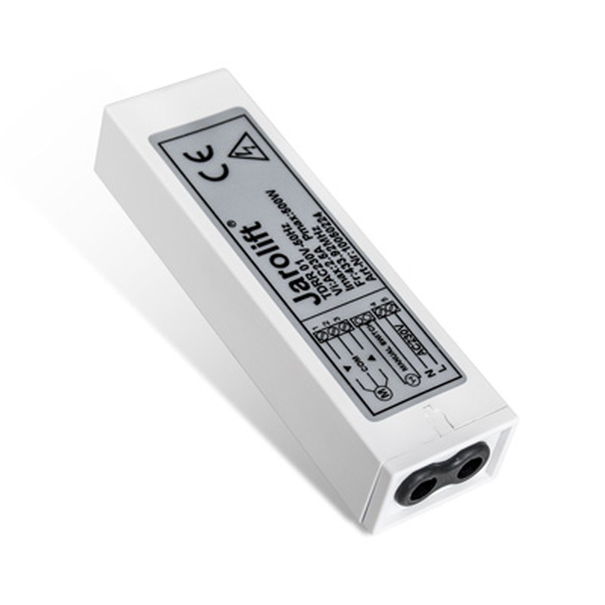 jarolift Rollladen-Funksteuerung Funkempfänger TDRR 01 für Rohrmotoren, Aufputz / weiß, für Rollläden & Markisen, 1-tlg., 1 Stück, 433,92 MHz Funk, externer Tasteranschluss, Timer kompatibel