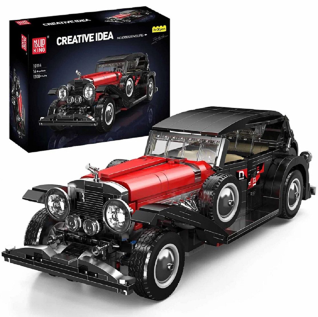 Mould King 10114 Doozenberg Oldtimer 1.308 Teile Creative Ideas Konstruktions-Spielset