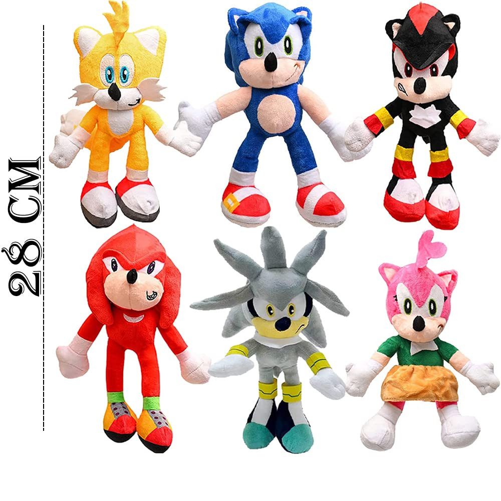 Wiztex Kuscheltier Sonic 6er-Pack Plüschfigur - günstig online kaufen