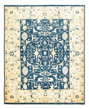 Orientteppich Ziegler - 227 x 188 cm - dunkelblau, morgenland, rechteckig, Höhe: 6 mm, Wohnzimmer, Handgeknüpft, Einzelstück mit Zertifikat