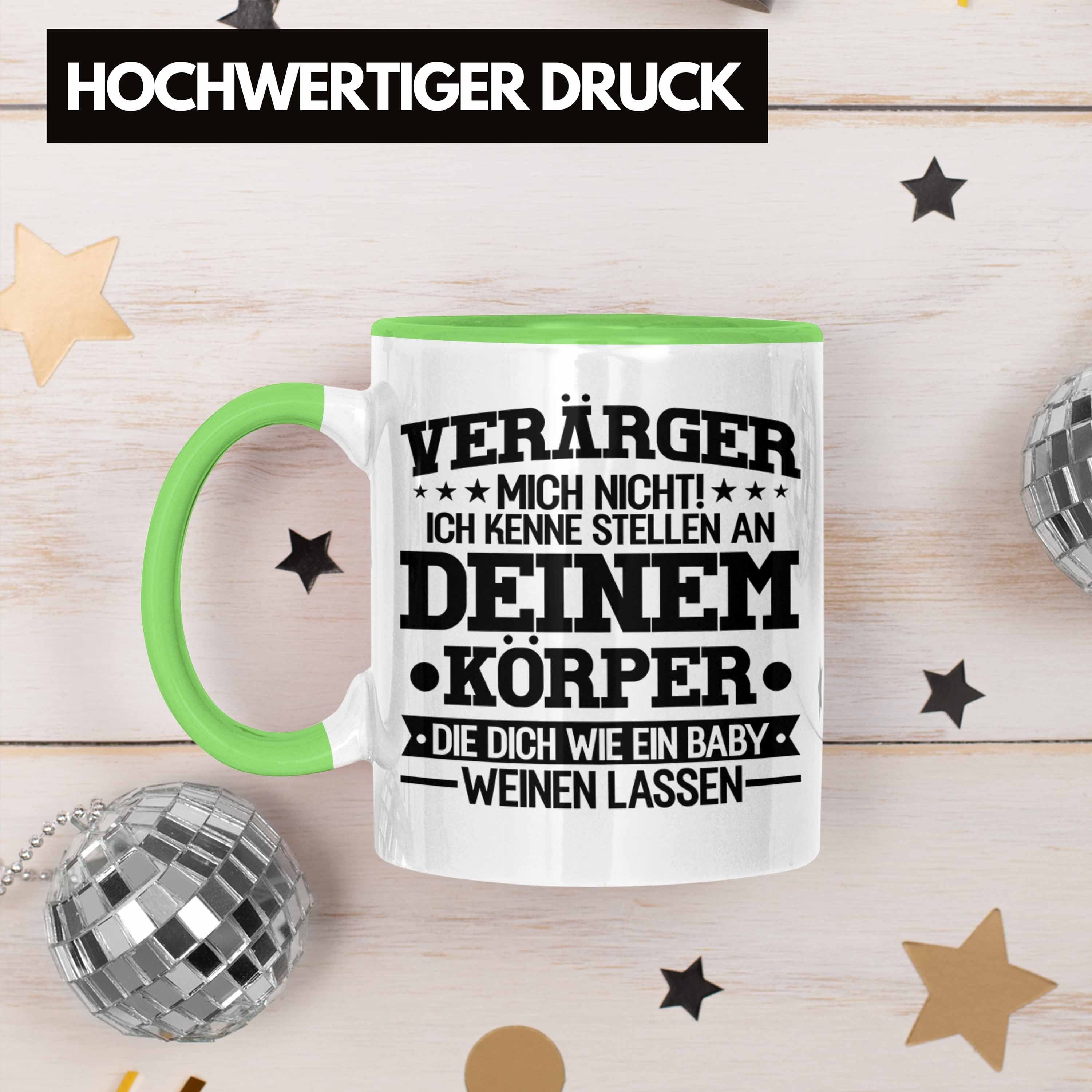 Spruch Physiotherapeut Geschenkidee Geschenk - Tasse Tasse Praxis Trendation Trendation Grün Physiotherapie Lustiger