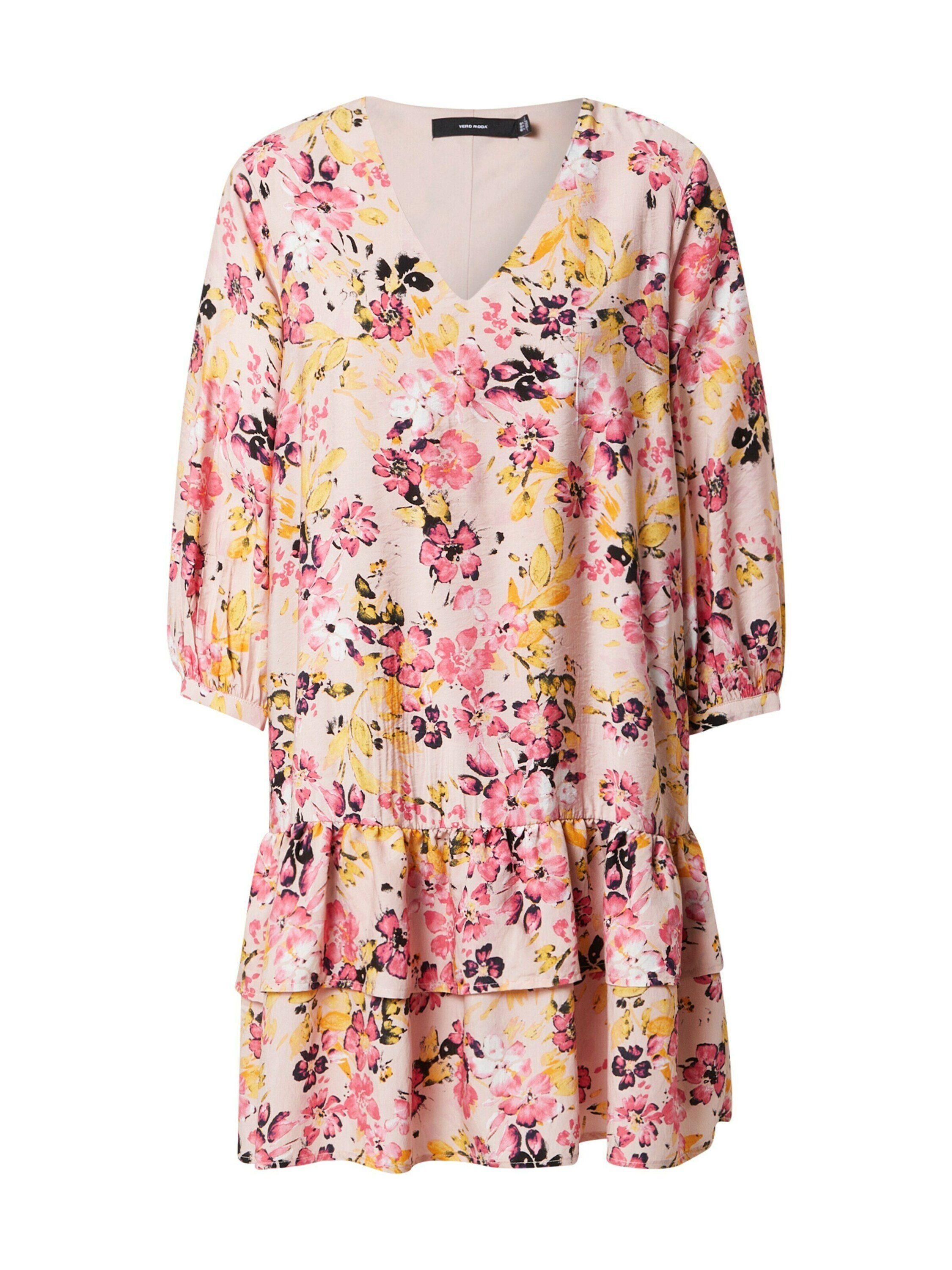 Vero Moda Jerseykleid GIGI (1-tlg) Drapiert/gerafft