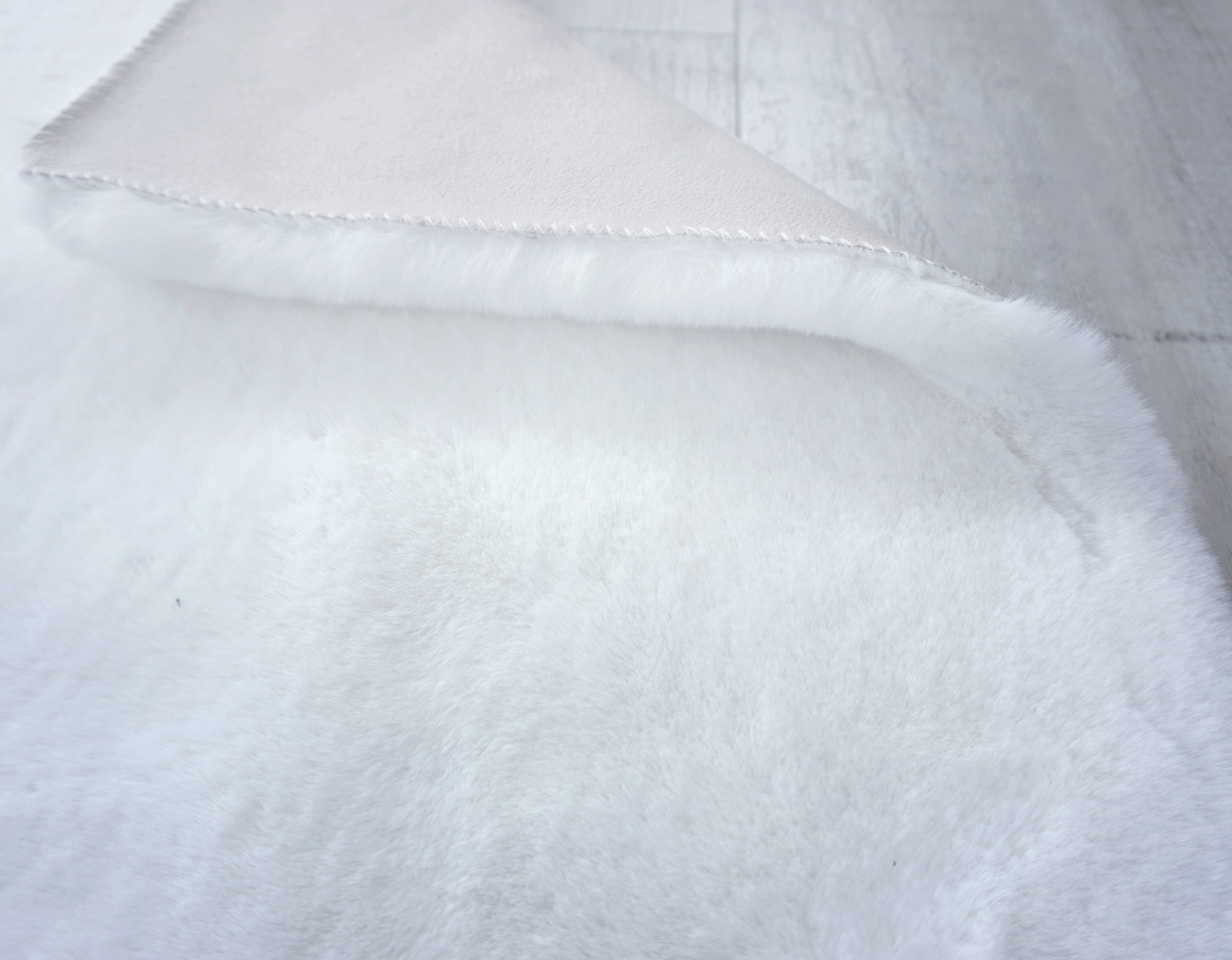 SCHÖNER WOHNEN-Kollektion Fellteppich Tender, rechteckig, Höhe: 26 mm, besonders weich durch Microfaser, Kunstfell, waschbar, Wohnzimmer