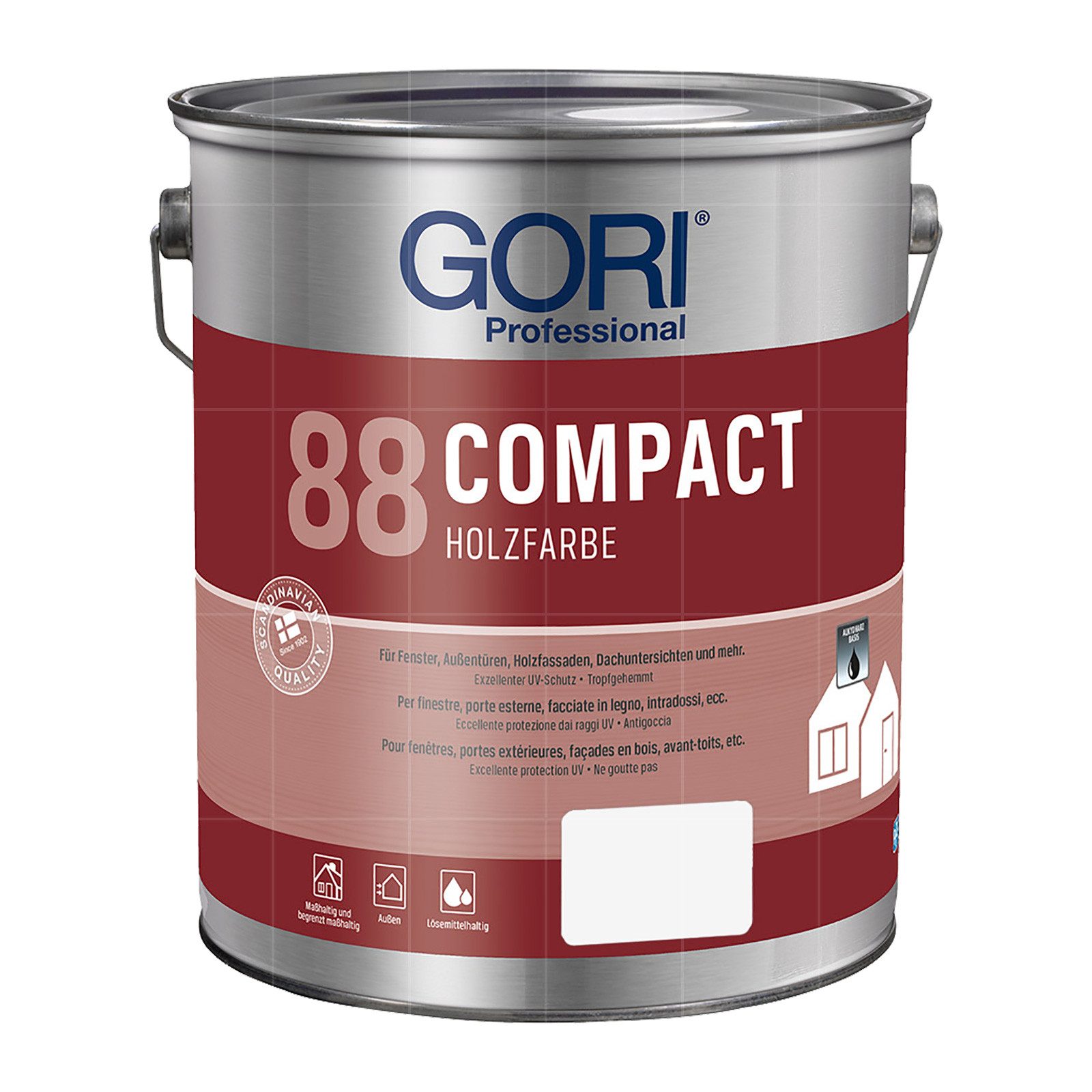 GORI Lasur 88 Compact Holzfarbe - 0.75 Ltr (Polarweiss)