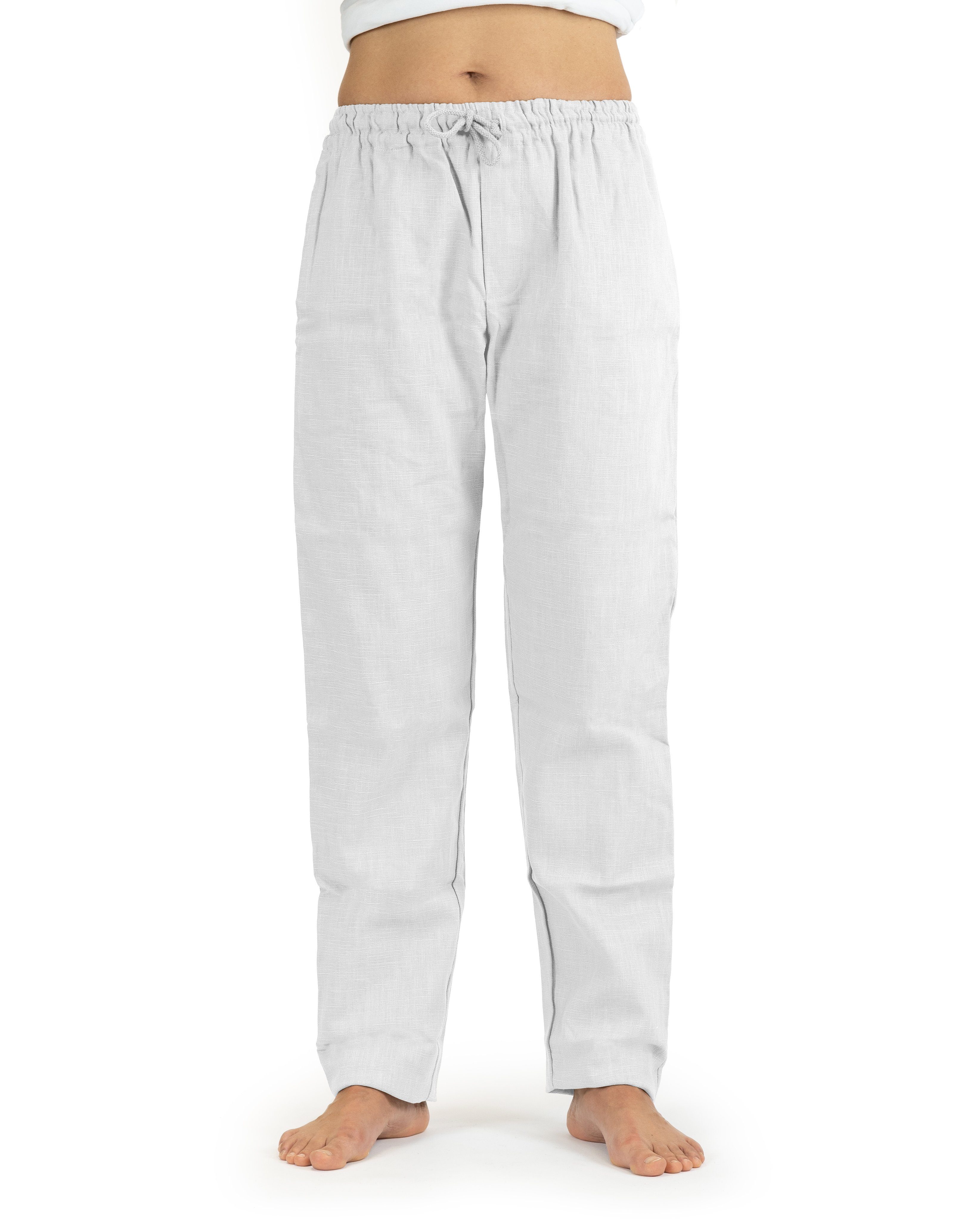 Leinenhose weiss SCHAZAD Chino