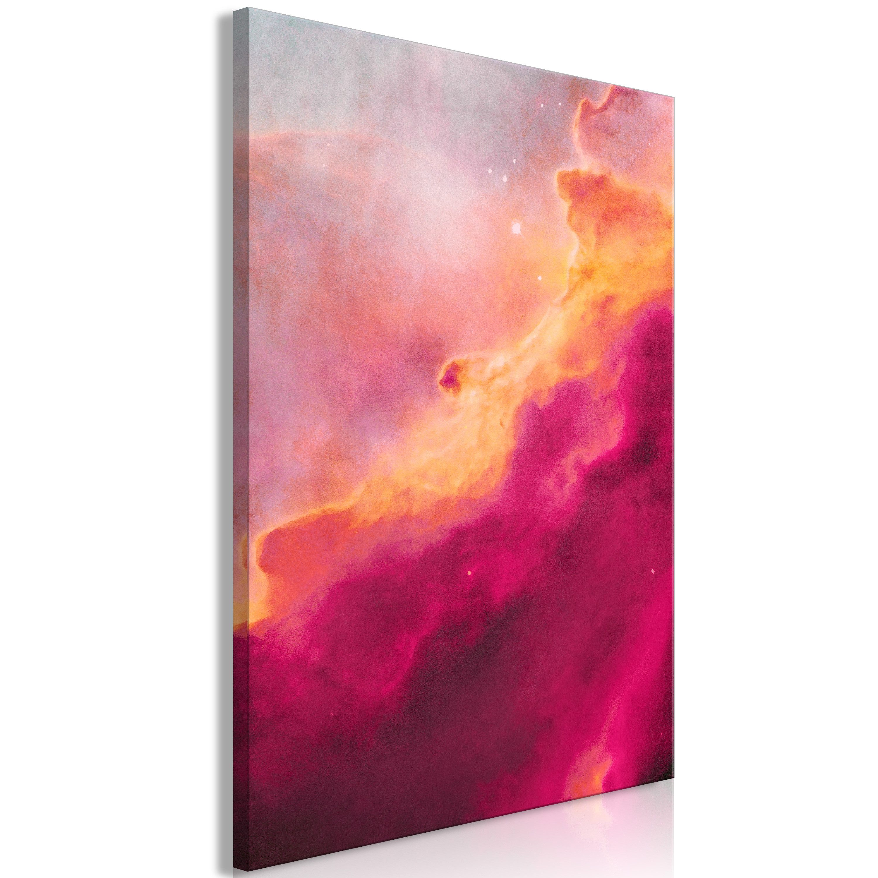 Artgeist Wandbild Pink Nebula (1 Part) Vertical