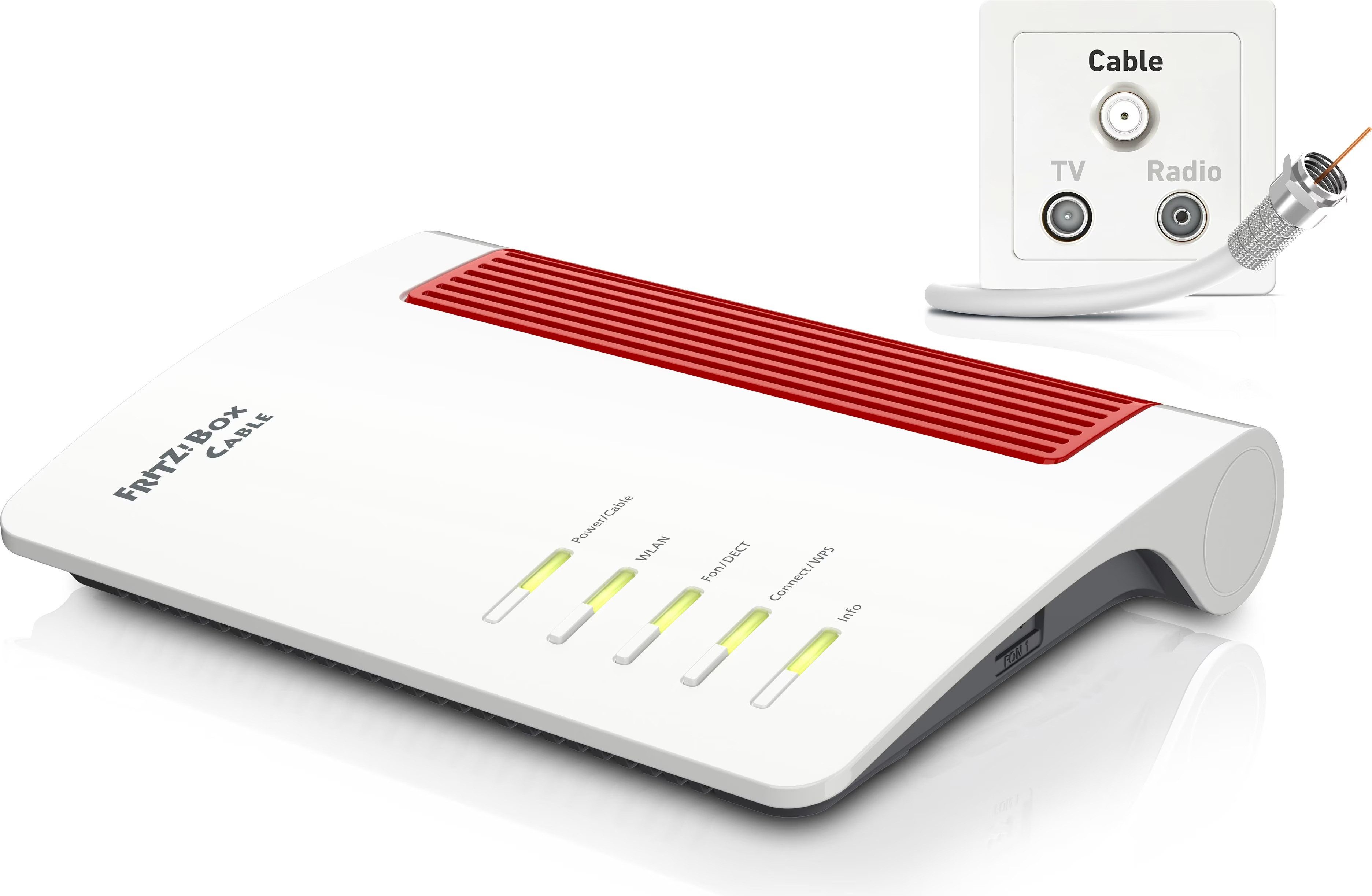 Modem FRITZ!Box 6660 Cable WLAN-Router Kabelmodem für Kabelanschluss