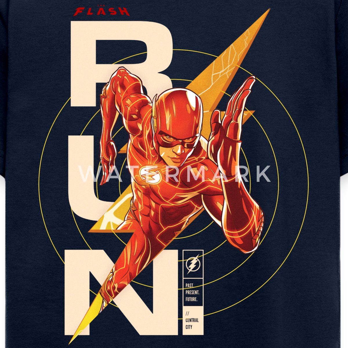 Spreadshirt T-Shirt The Flash Speedster RUN Kinder T-Shirt (1-tlg)