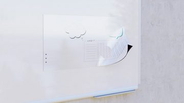 ALLboards Magnettafel Selbstklebende Folie, Magnetauflage, Trocken abwischbar 50×30 cm
