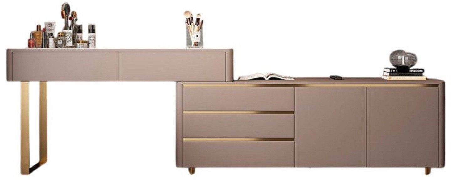 Xlmoebel Schminktisch Make-up-Tisch mit Schubladen und Spiegel in Luxusausführung (Schminktisch mit RTV), Hergestellt in Europa