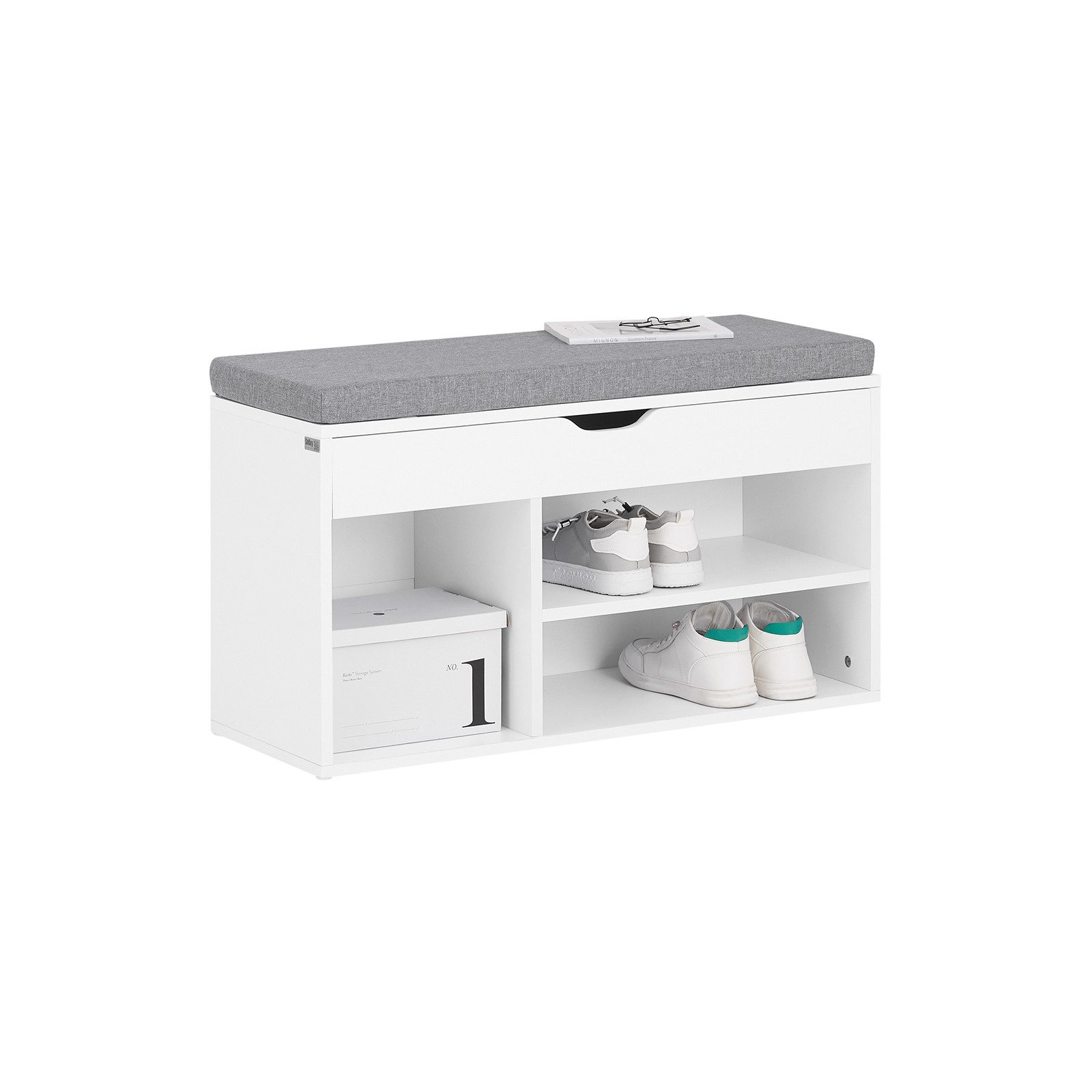 SoBuy Schuhbank FSR45, Schuhbank mit Sitzfläche Garderobenbank Flur, Eingan günstig online kaufen