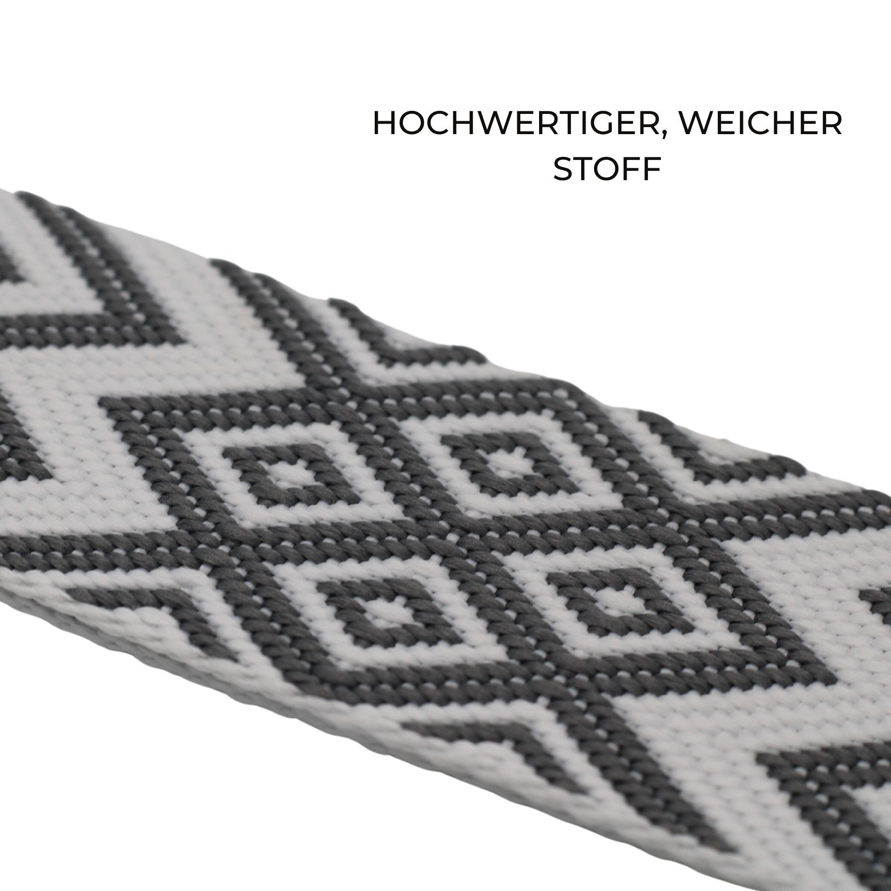 BRISE TASCHE Schulterriemen Taschengurt für Damen & Herren, 5cm Breiter Verstellbarer Schultergurt Verstellbar 80cm-130cm, hergestellt in Italien