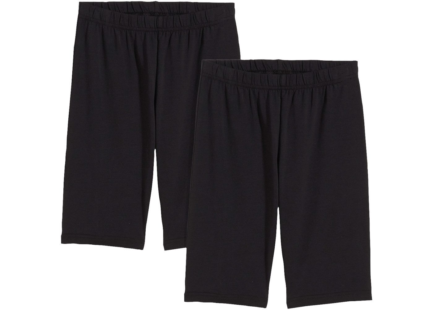 bonprix Radlerhose (Packung, 2er) aus elastischem Baumwoll-Mix, bequemer Schnitt