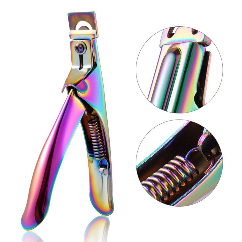 Blusmart Nagelknipser U-förmiger Design-Nagelschneider, Arbeitssparendes, color Zehennagelknipser, Fußnagelknipser