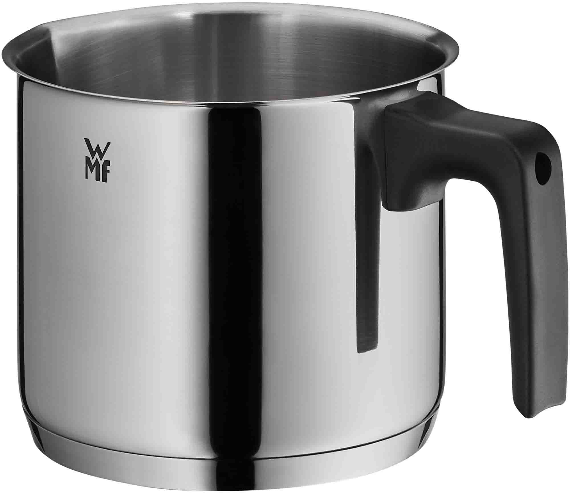 WMF Milchtopf kleiner Topf ohne Deckel, Cromargan® Edelstahl Rostfrei 18/10 (1-tlg), mit Ausguss und breitem Schüttrand, Induktion, 1,7 Liter