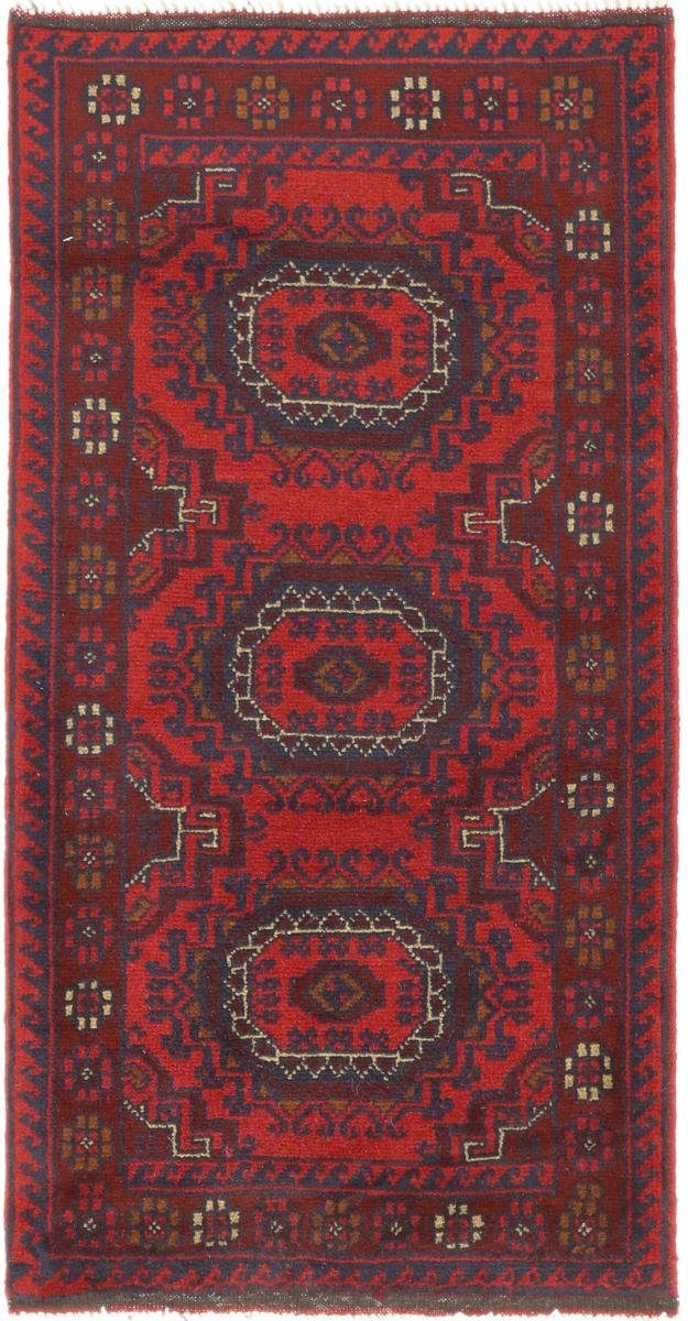 Orientteppich Khal Mohammadi 51x100 Handgeknüpfter Orientteppich Läufer, Nain Trading, rechteckig, Höhe: 6 mm