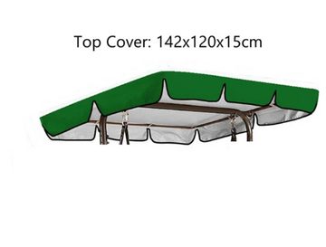 Coonoor Hollywoodschaukelersatzdach Regenschutz für die Oberseite, Waterproof Swing Seat Top Cover, Sonnendach, für 2/3 Sitzer-Schaukel