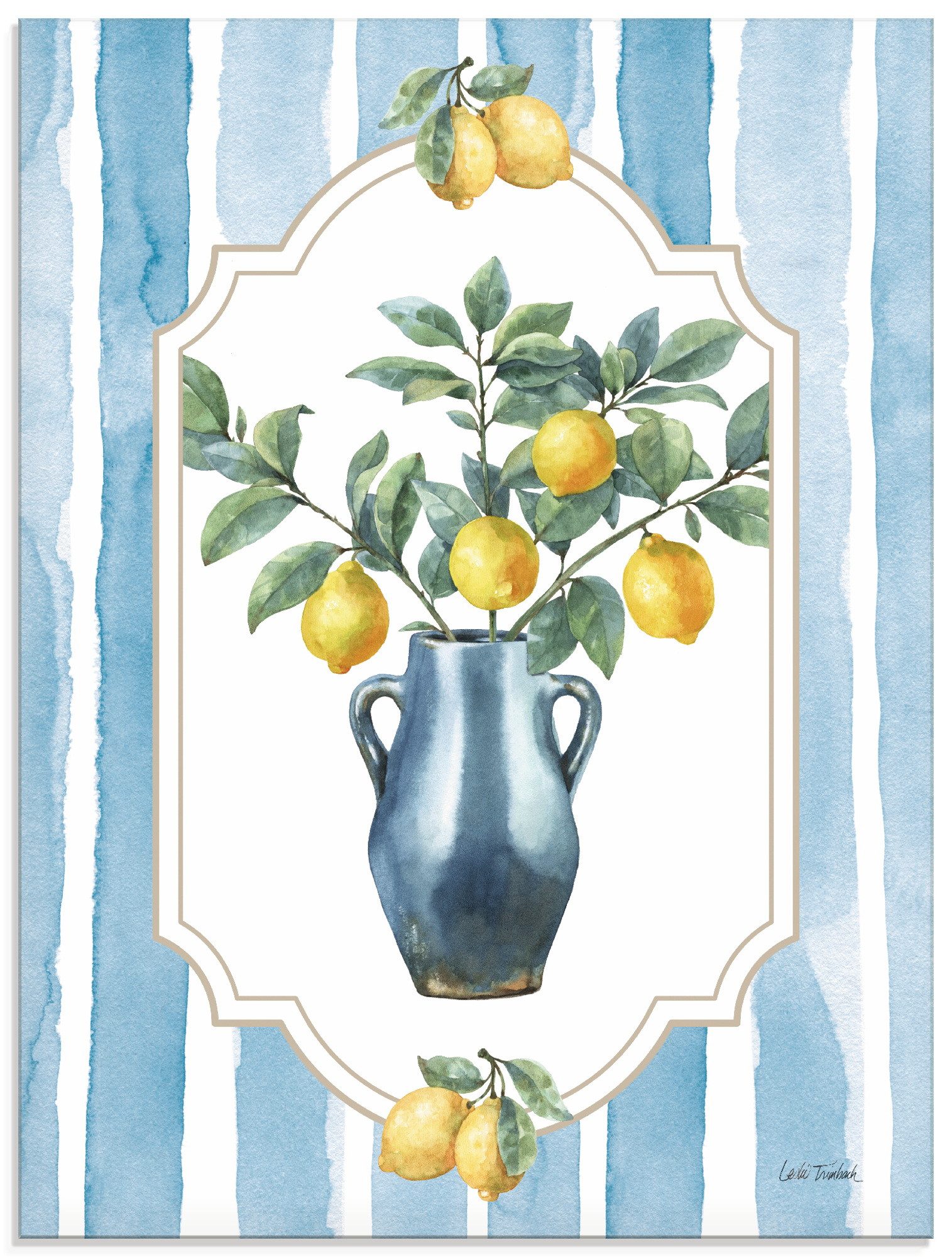 Artland Glasbild Le Citron I, Arrangements (1 St), in verschiedenen Größen