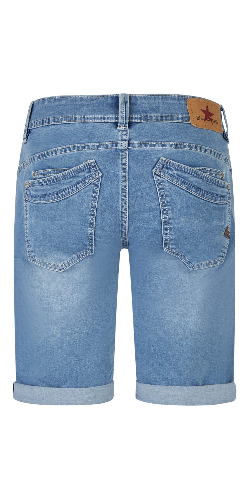 Buena Vista Stretch-Jeans BUENA VISTA MALIBU SHORT charming blue BV B5025 102.8565 - Cozy Denim
