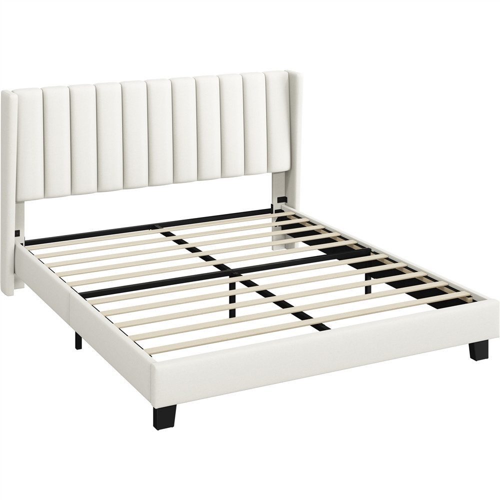 Yaheetech Polsterbett 140/160 x 200 cm, Doppelbett Familienbett Bettgestell günstig online kaufen