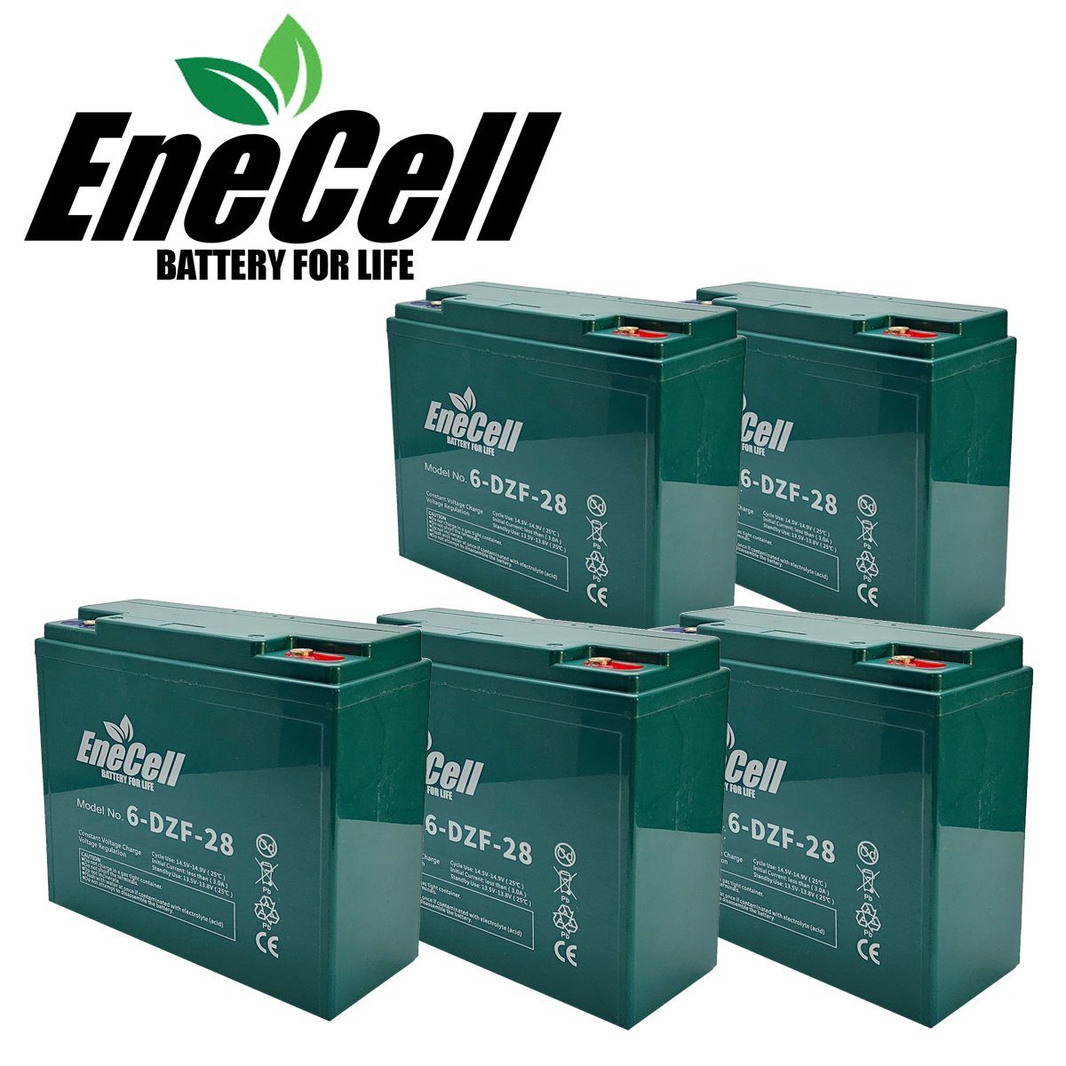 ENECELL Akku - 60V 28AH für e-Trikes Stormborn econelo Santa Tina Didi Thurau Akkupacks Blockbatterie 28000 mAh (60 V), wartungsfrei