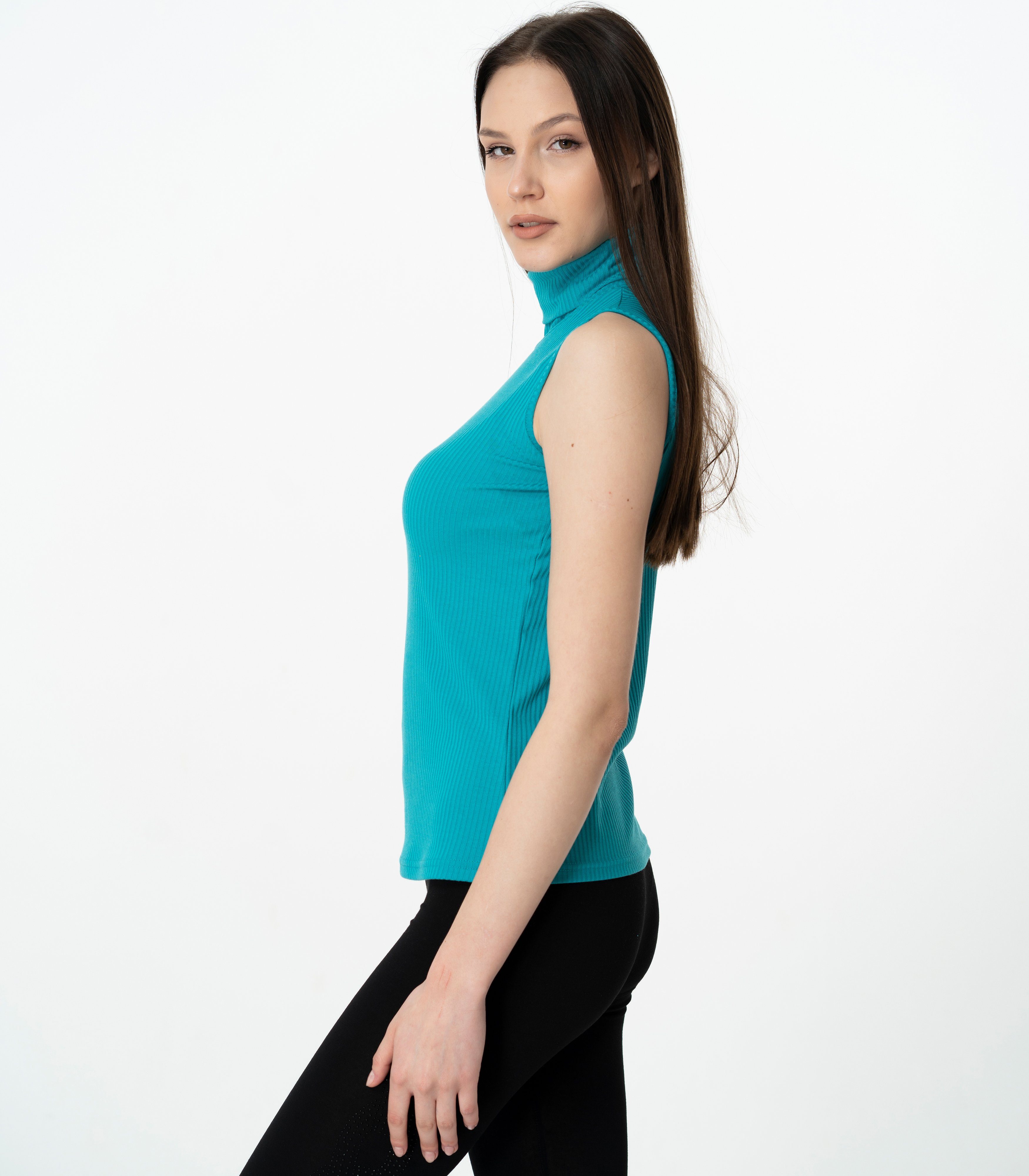 Mellice Rollkragenshirt Damen Ärmellos Shirt mit Rollkragen günstig online kaufen