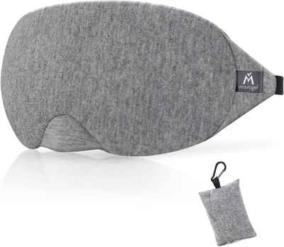 AquaBreeze Schlafmaske Schlafmaske aus Baumwolle – lichtblockierende Augenmaske, für unterwegs, Schichtarbeit, weich und bequem, Schlafbrille für Herren und Frauen