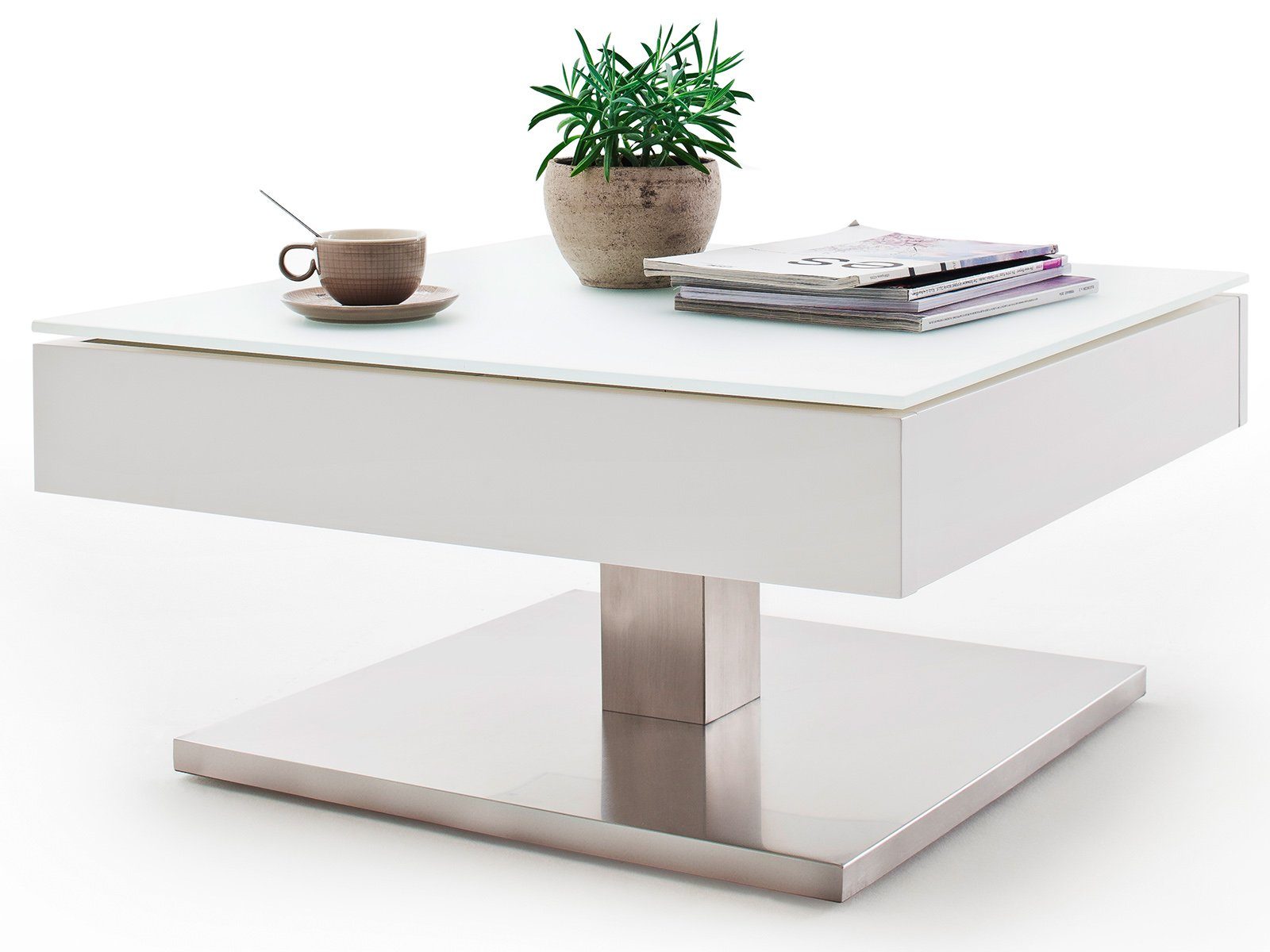 möbelando Couchtisch Marcie, 75 x 38 x 75 cm (B/H/T)