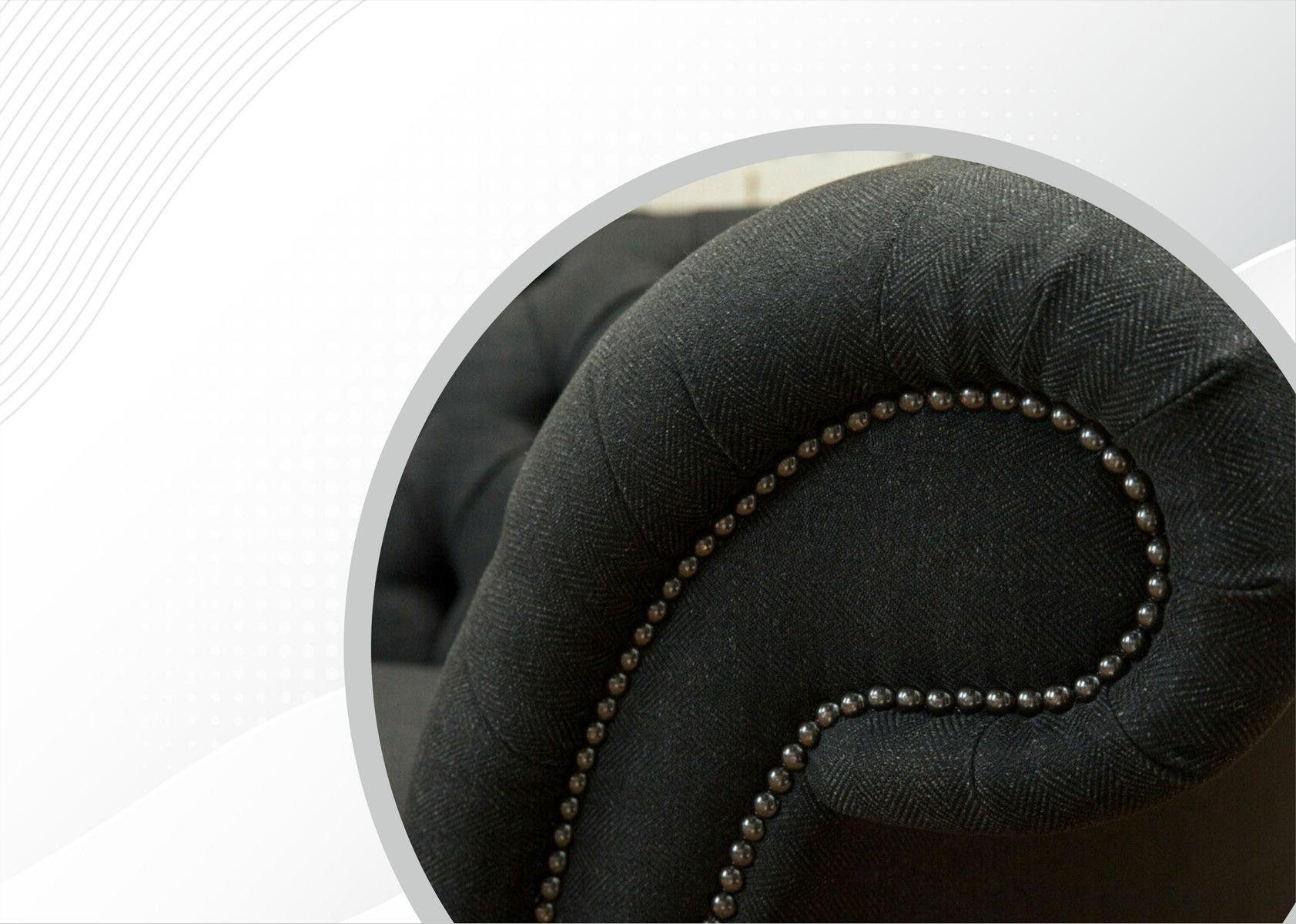 JVmoebel Chesterfield-Sofa, Chesterfield 3 Sitzer 225 Sofa cm Design Couch