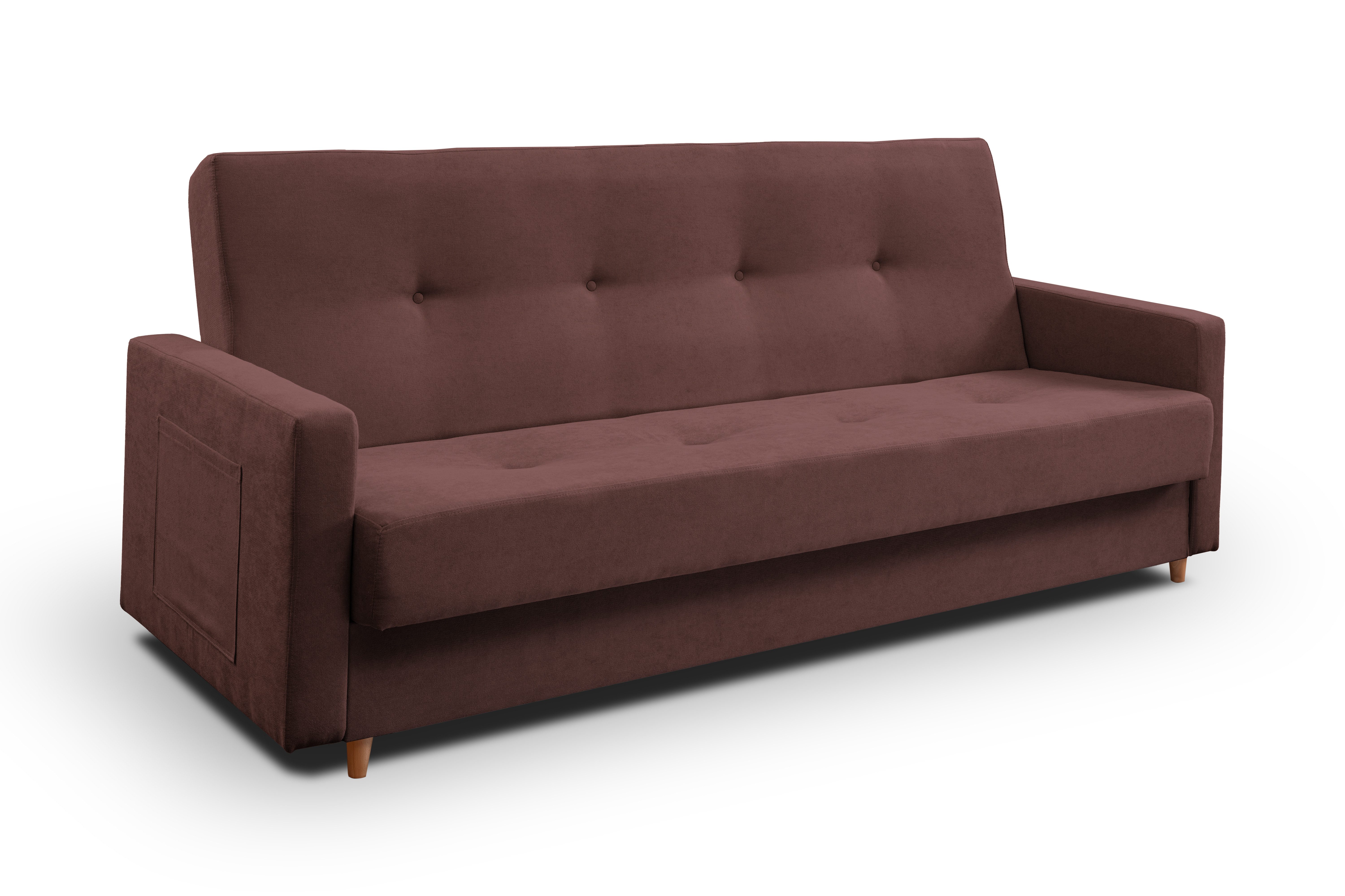 Ankado24 Schlafsofa mit Bettkasten Lucio, Sofa günstig online kaufen