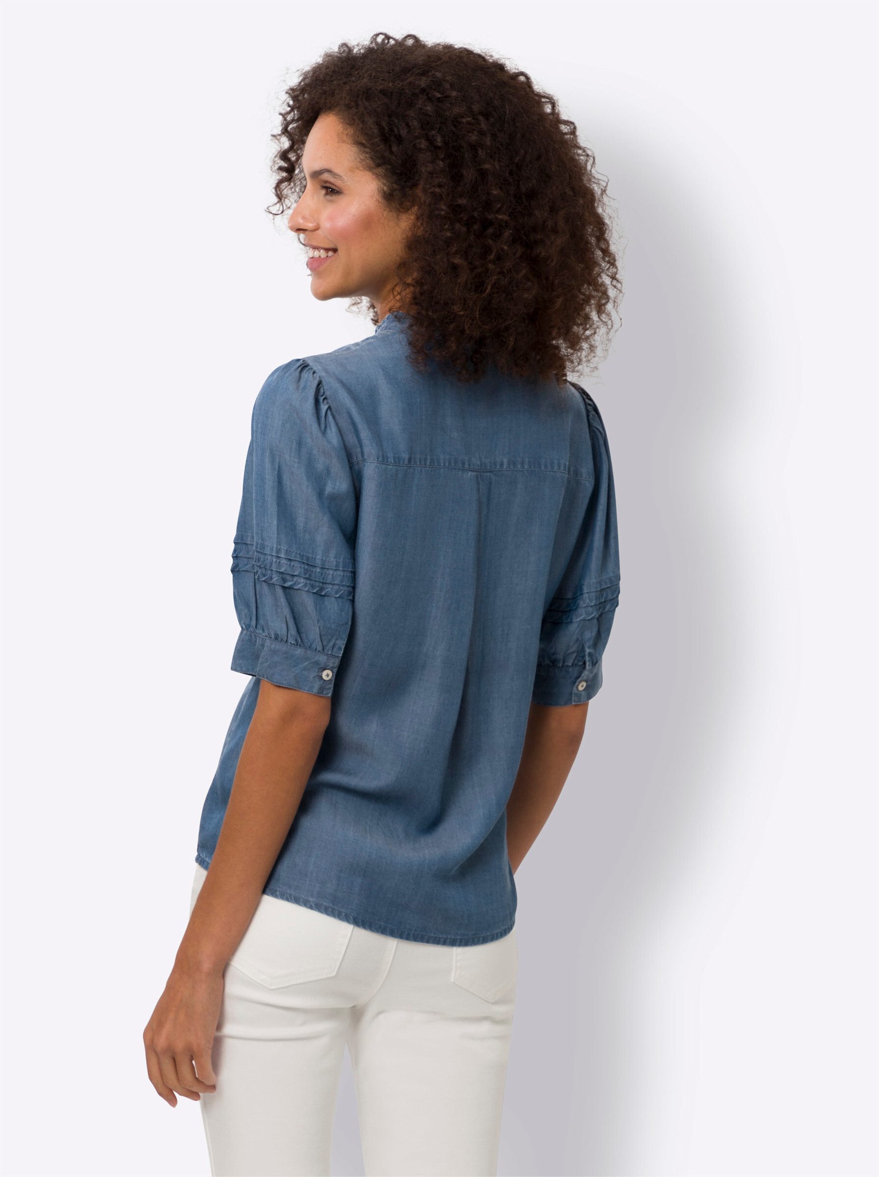 heine Klassische Bluse Jeansbluse günstig online kaufen