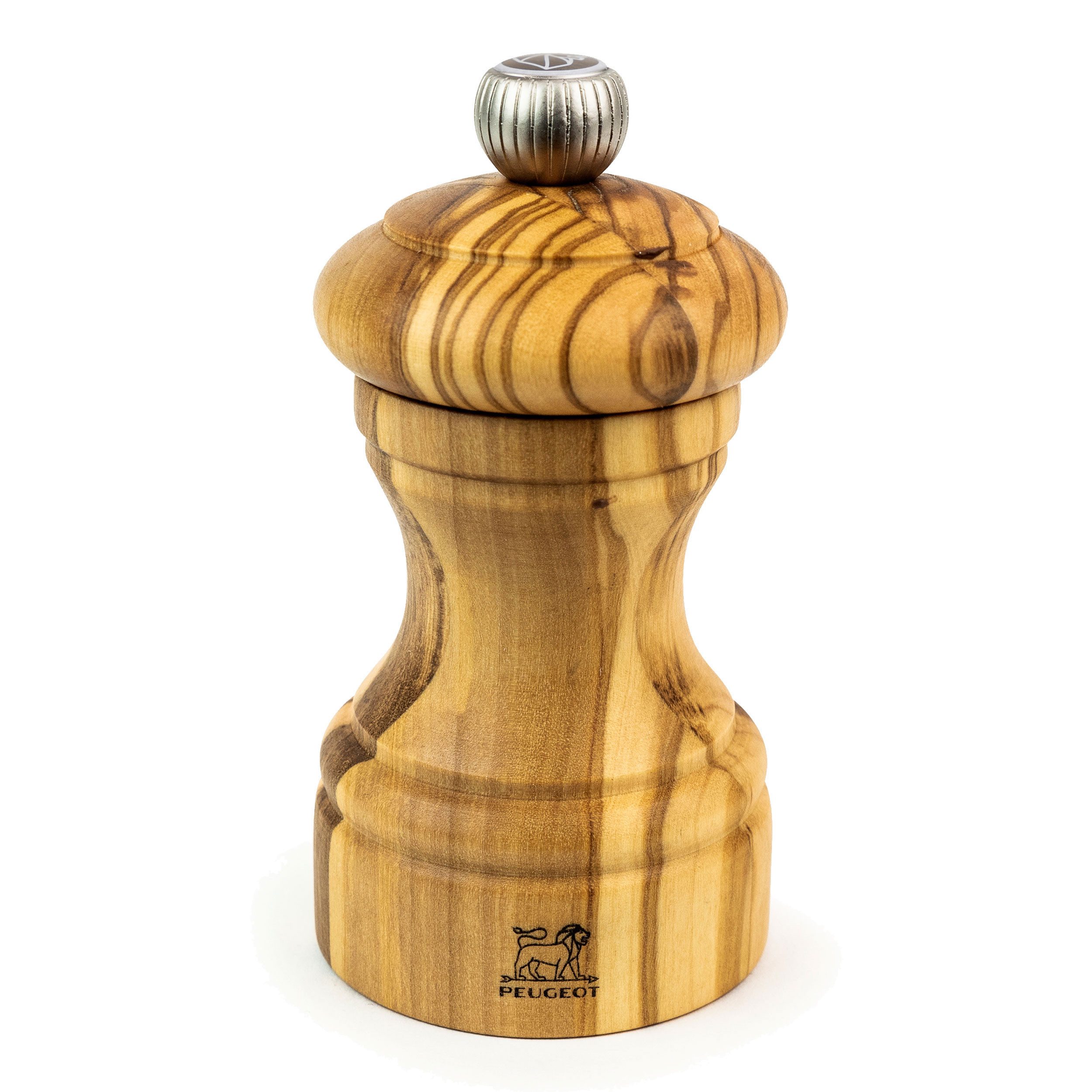 PEUGEOT Salzmühle BISTRO 10cm Olivenholz Natur Stahlmahlwerk Klein Manuell