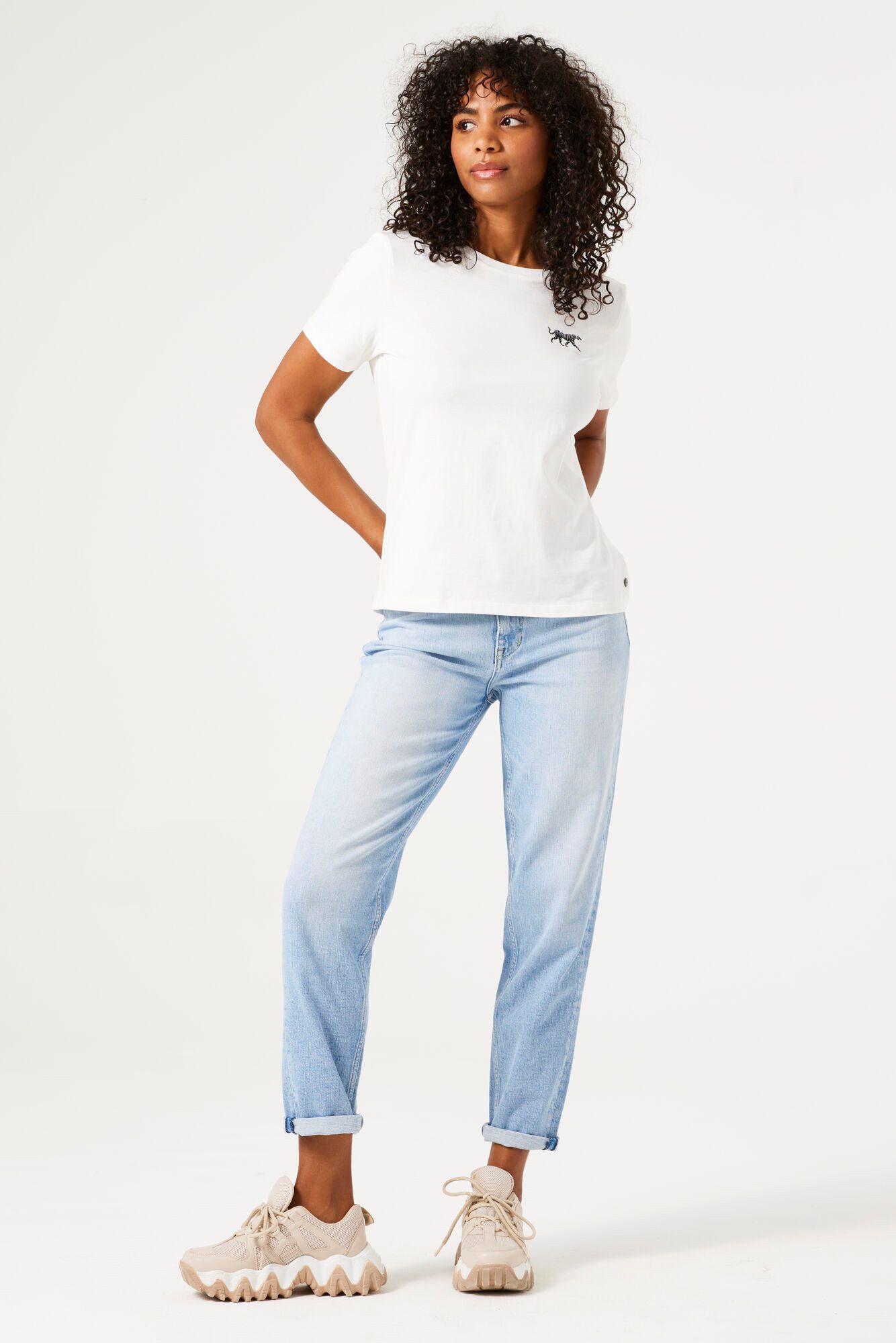 Garcia Stretch-Jeans GARCIA ISABELLA MOM light used blue 286.5554