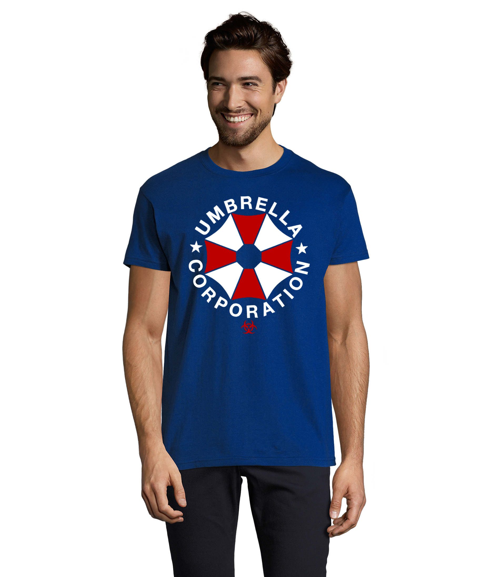 T-Shirt Umbrella Herren Shirt Konzernsymbol Print Gamer Freizeitlook