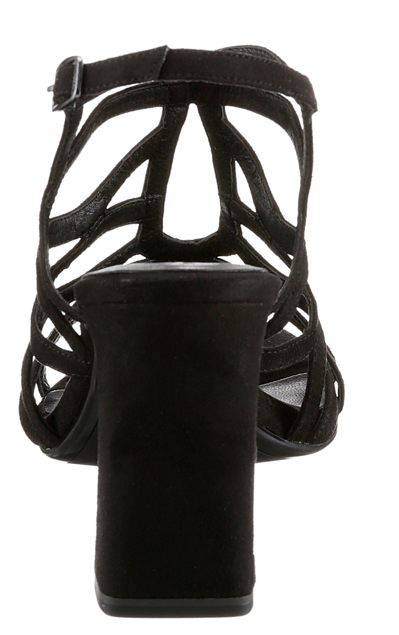 Karreeform modischer Tamaris schwarz High-Heel-Sandalette mit