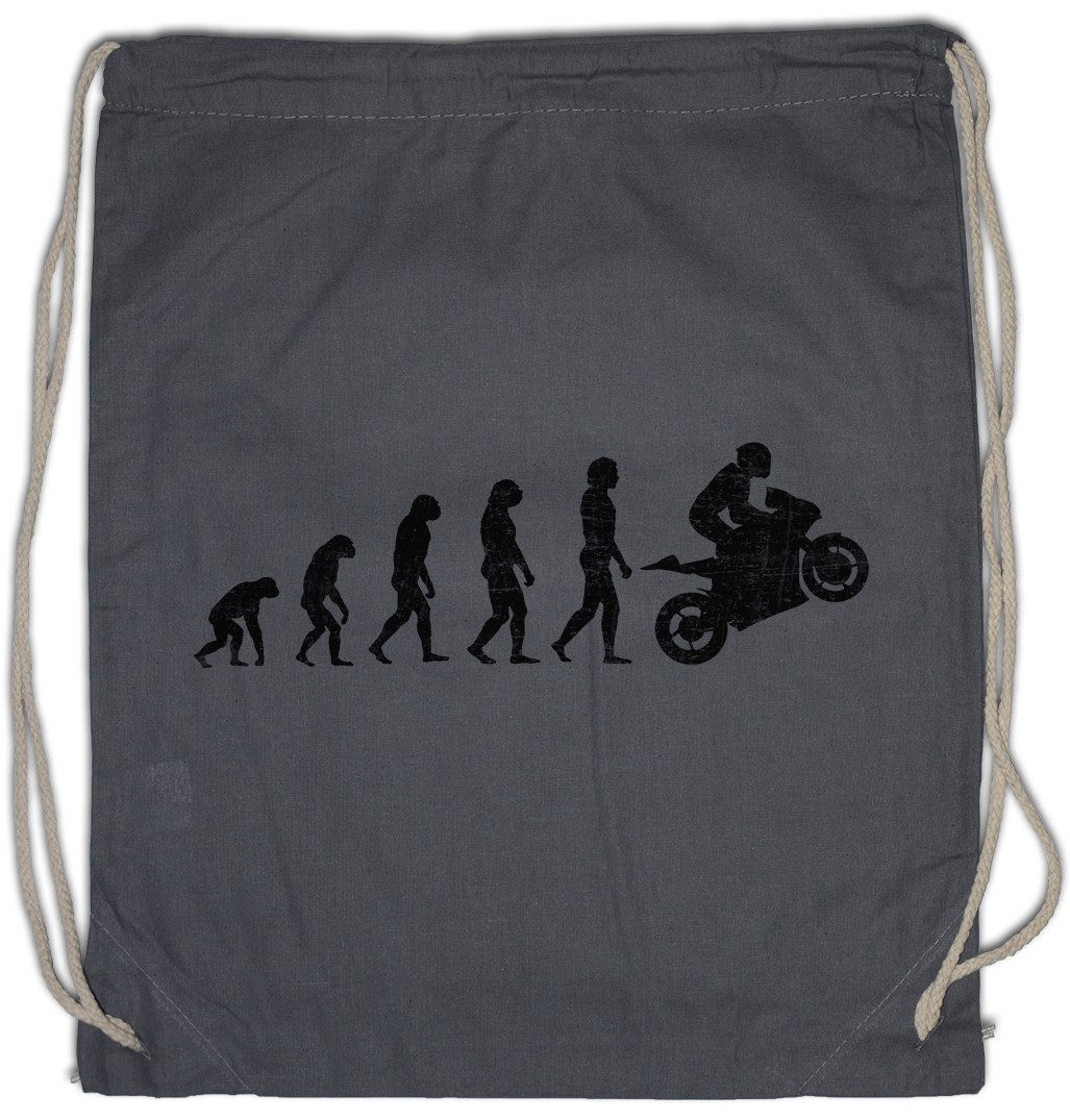 Urban Backwoods Turnbeutel Motorcycle Evolution Turnbeutel Driver Fahrer Motorrad Biker Cycle (1-tlg), Chopper Race Player Game