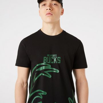 New Era Print-Shirt NBA BIG LOGO Milwaukee Bucks