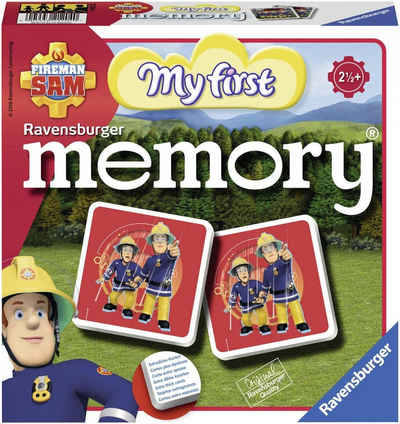 Ravensburger Spiel, Fireman Sam: My first memory®, Made in Europe, FSC® - schützt Wald - weltweit