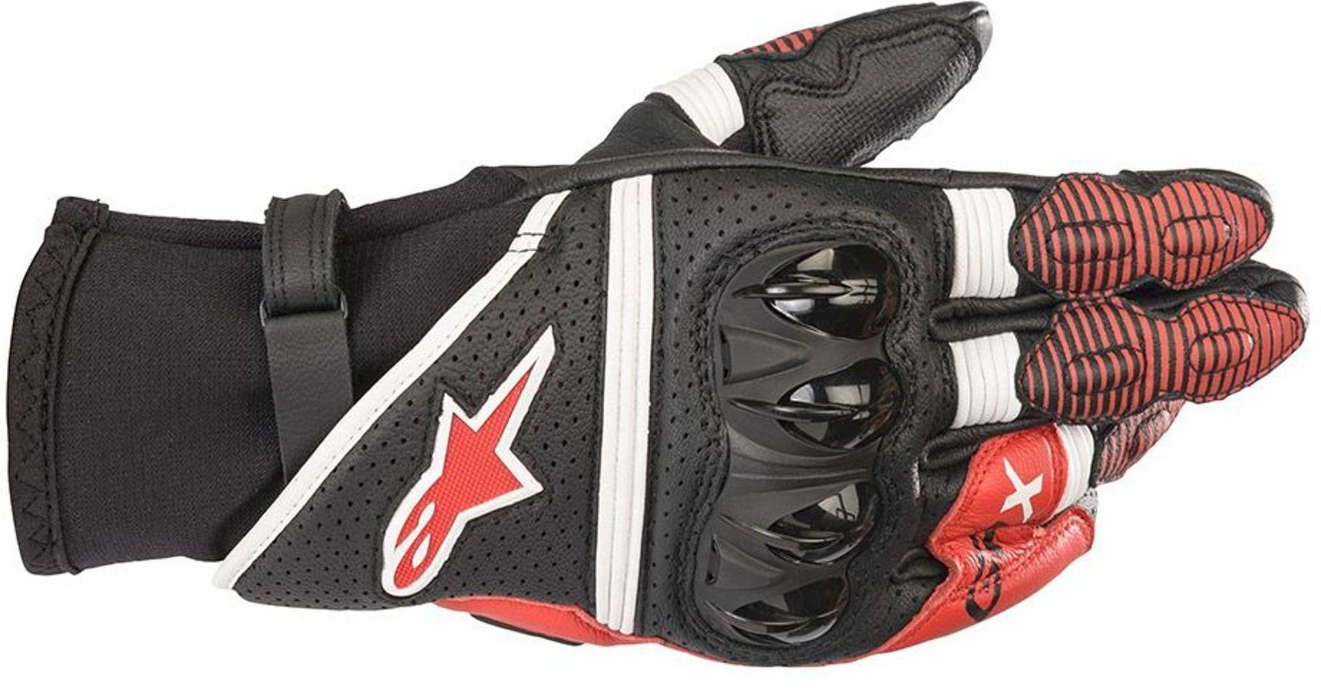 Alpinestars Motorradhandschuhe GP X V2 Motorradhandschuhe Black/White/Red