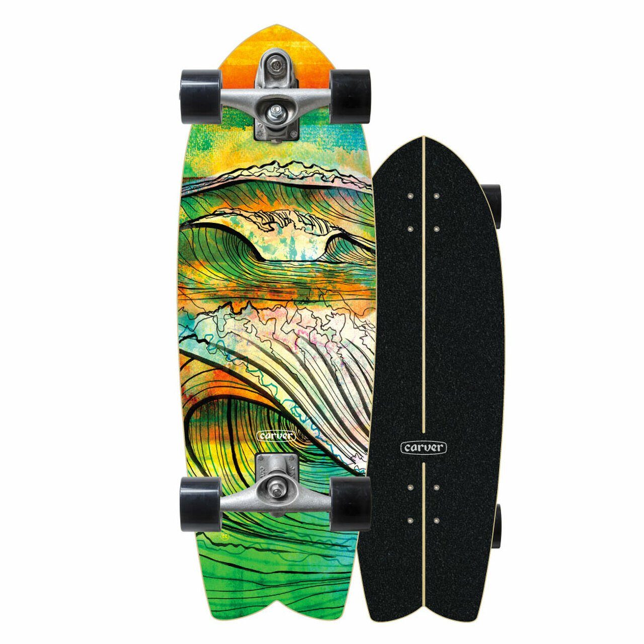 Carver Skateboards Longboard Swallow 29.5' C7, Surfskate Komplettboard