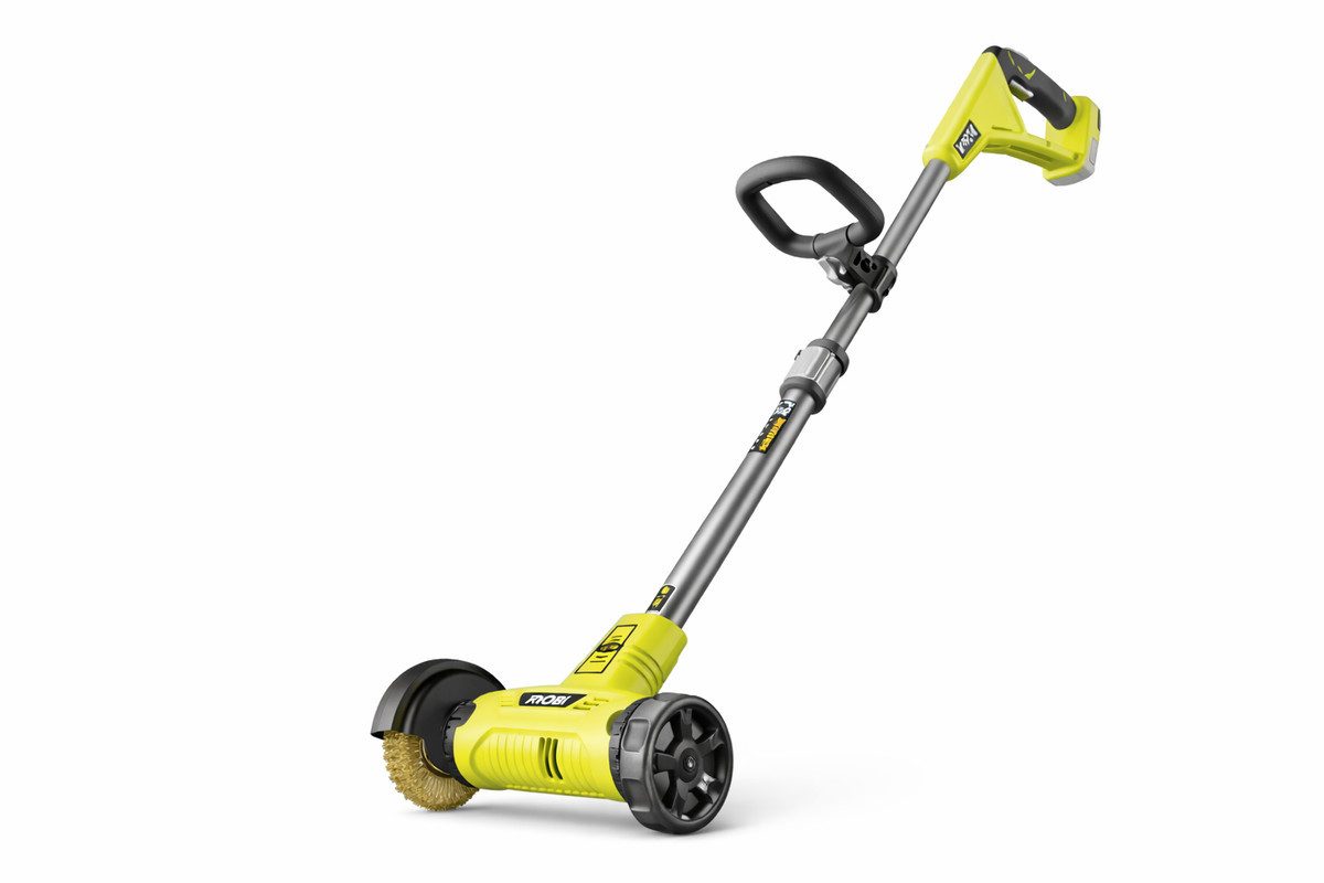 RYOBI Hochdruckreiniger Ryobi Fugenreiniger 18V mit Drahtbürste für Pflasterfugen ohne Akku
