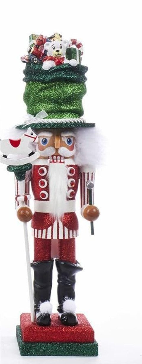 Kurt S. Adler Nussknacker HA0412 - mit Spielzeug im Sack Hut, 45,72 cm (18), (1-tlg)
