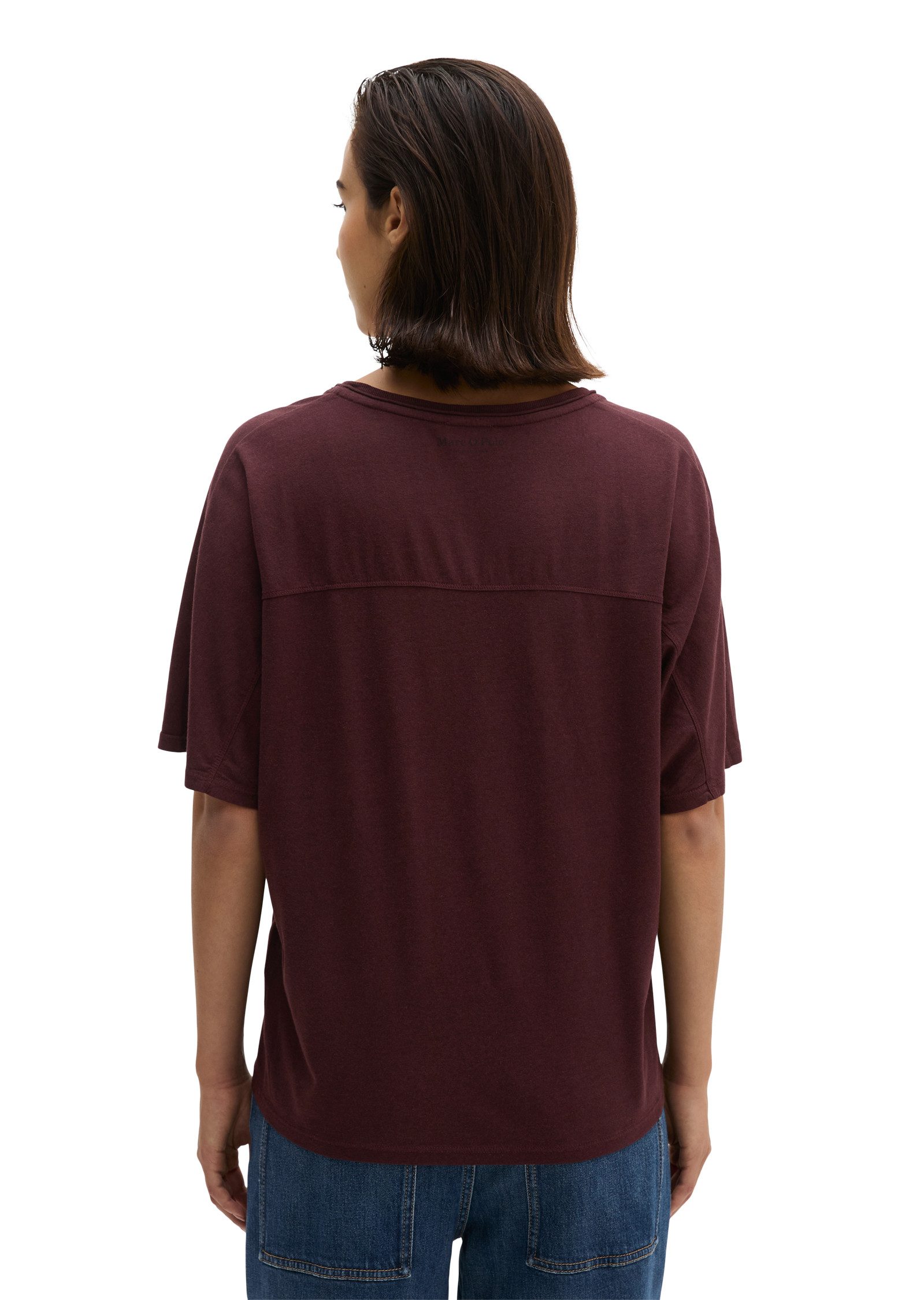 Marc O'Polo T-Shirt aus feinem Slub-Jersey – Bild 3 von 5