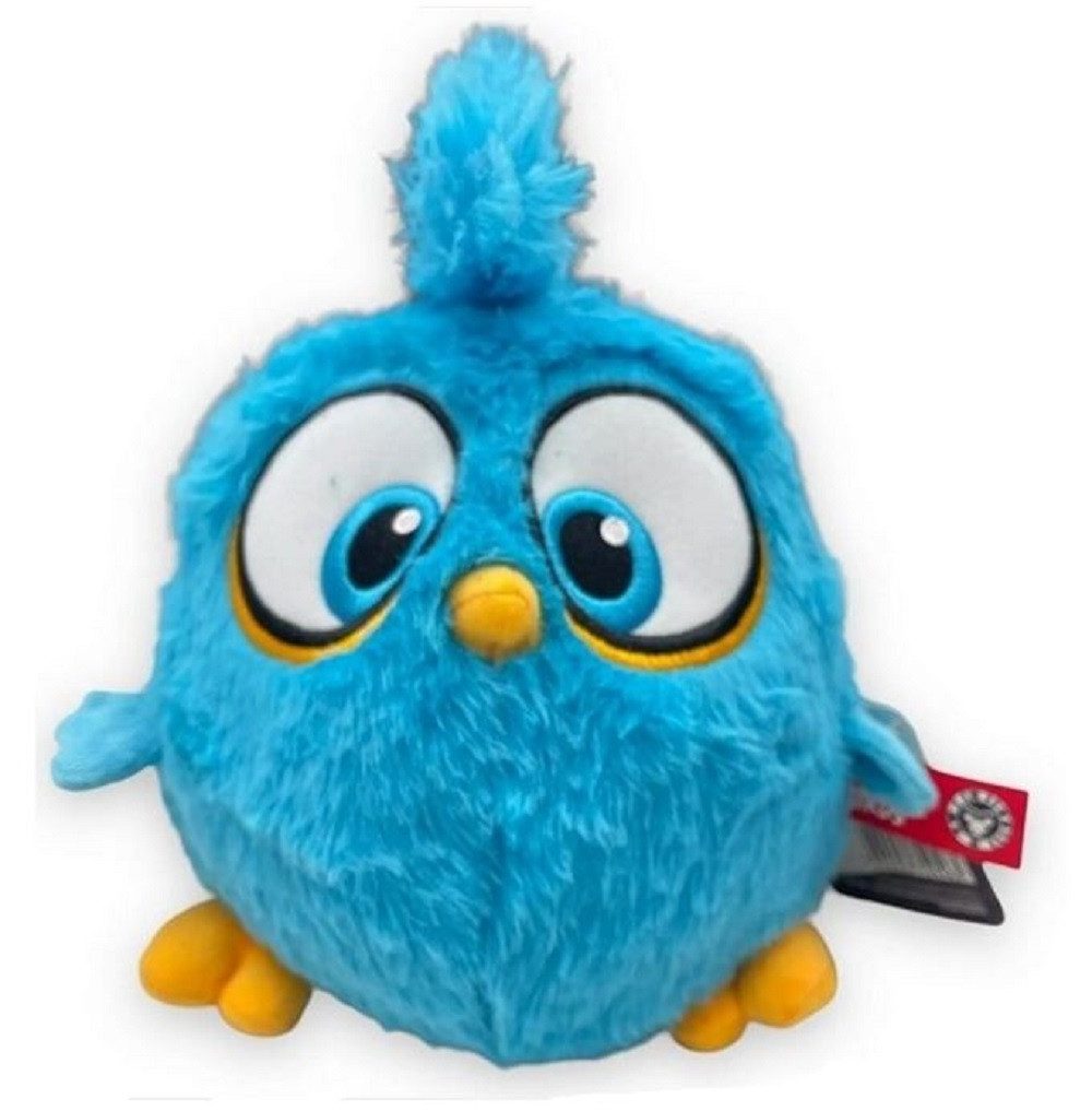 TCC Global Kuscheltier Angry Birds Plüsch,Schwein, Leonard oder Vogel, Blue Bird (1-St), Kollektion, Geschenke, Ideal als Geschenk