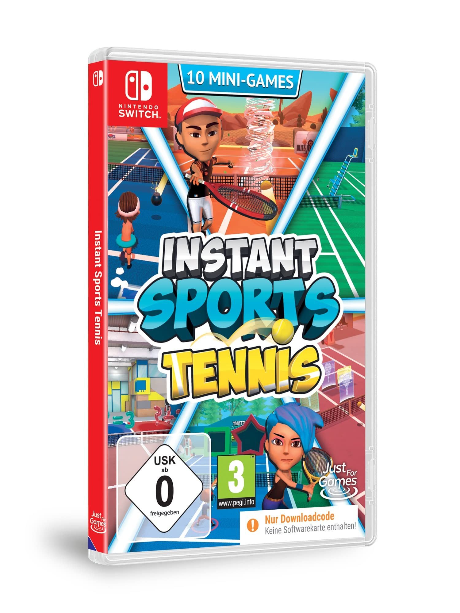 INSTANT SPORTS TENNIS - Sport Spiel für - Nintendo Switch - Code in a (Code in a Box), Nintendo Switch